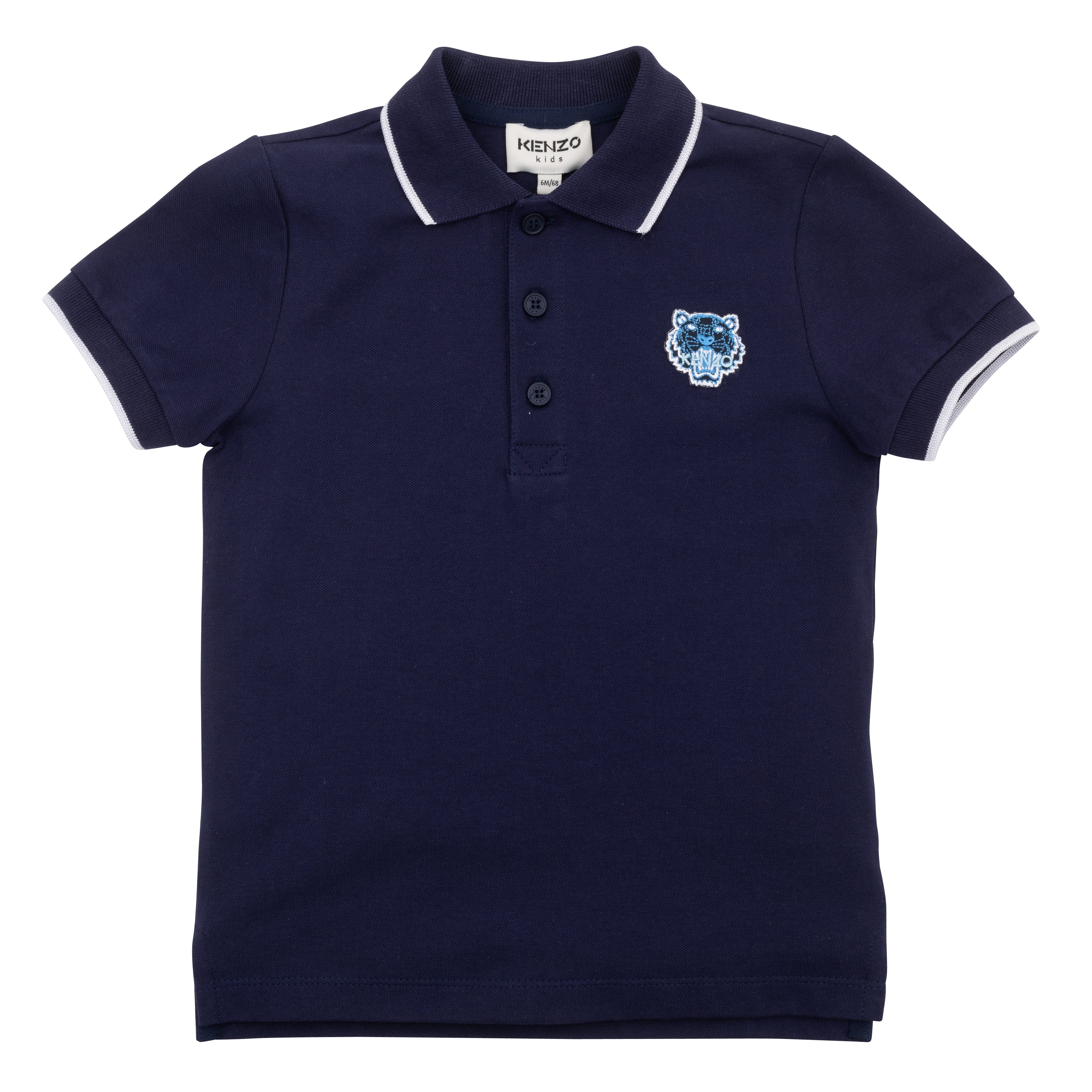 Boys Navy Tiger Polo Shirt