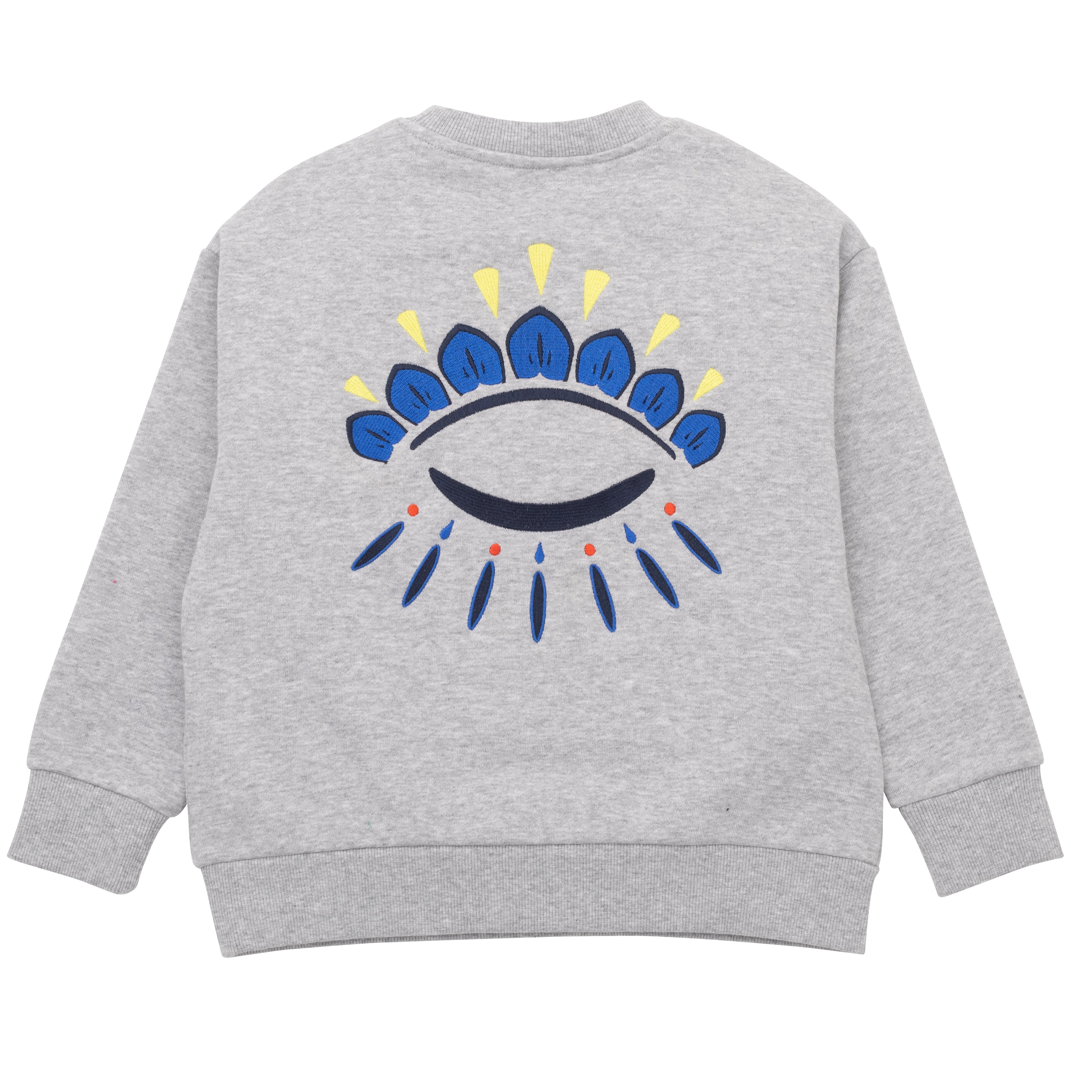Boys Grey Eye Cotton Sweatshirt