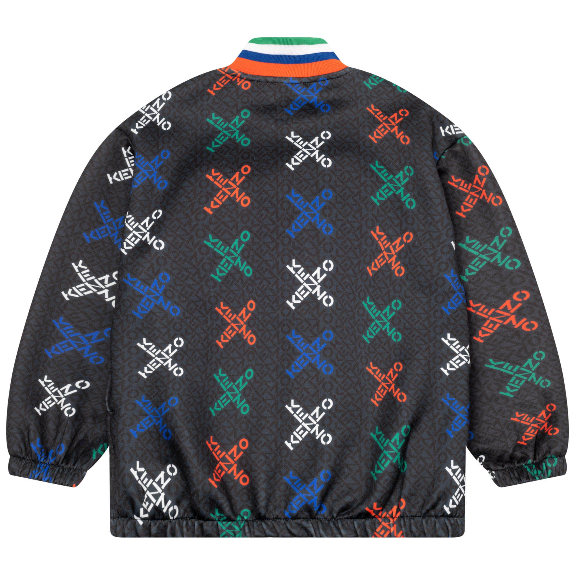 Boys Dark Grey Logo Zip-Up Jacket