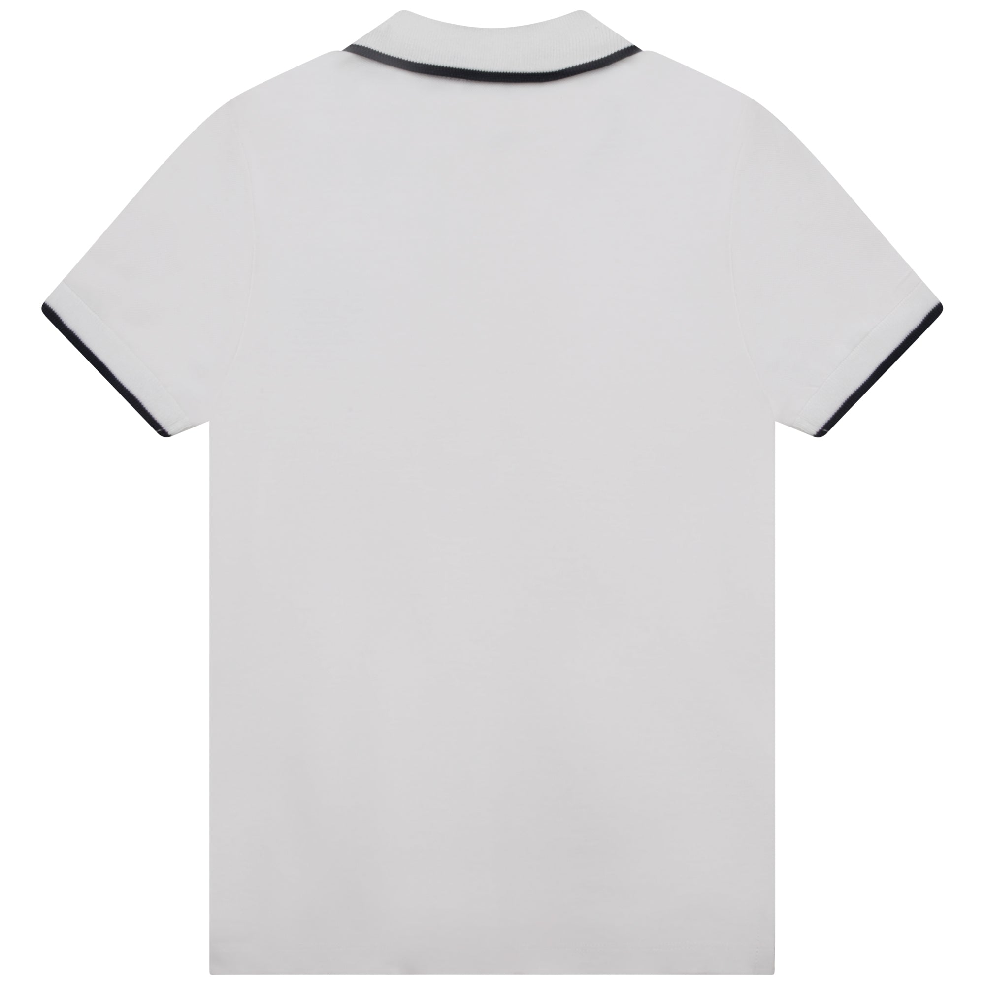 Boys White Tiger Polo Shirt