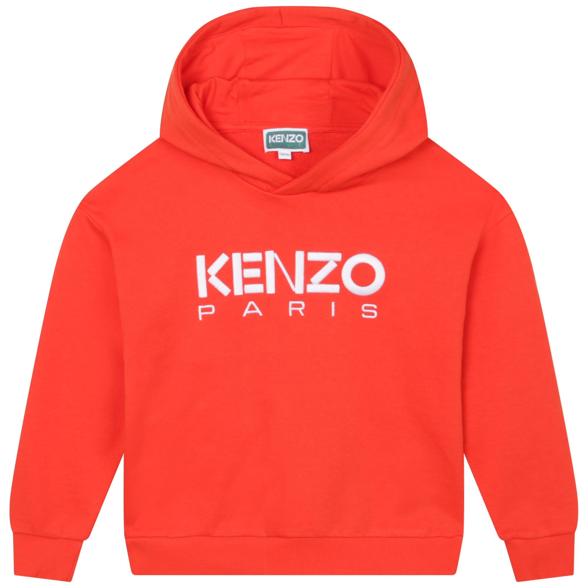 Boys Red Logo Cotton Sweatshirt