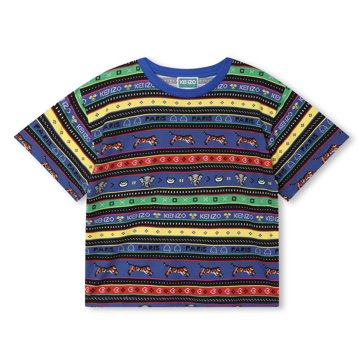 Boys Blue Cotton T-Shirt