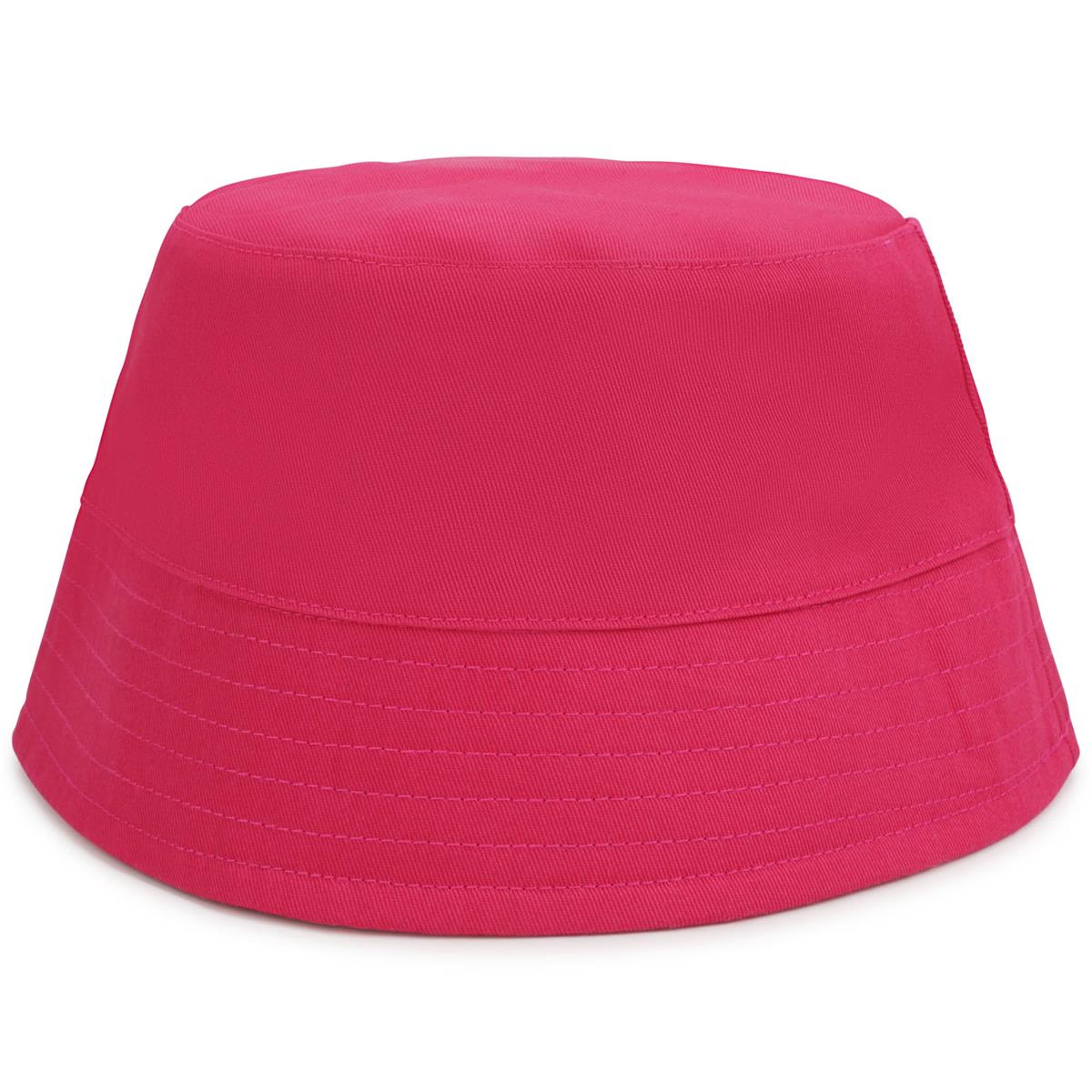 Girls Red Printed Hat