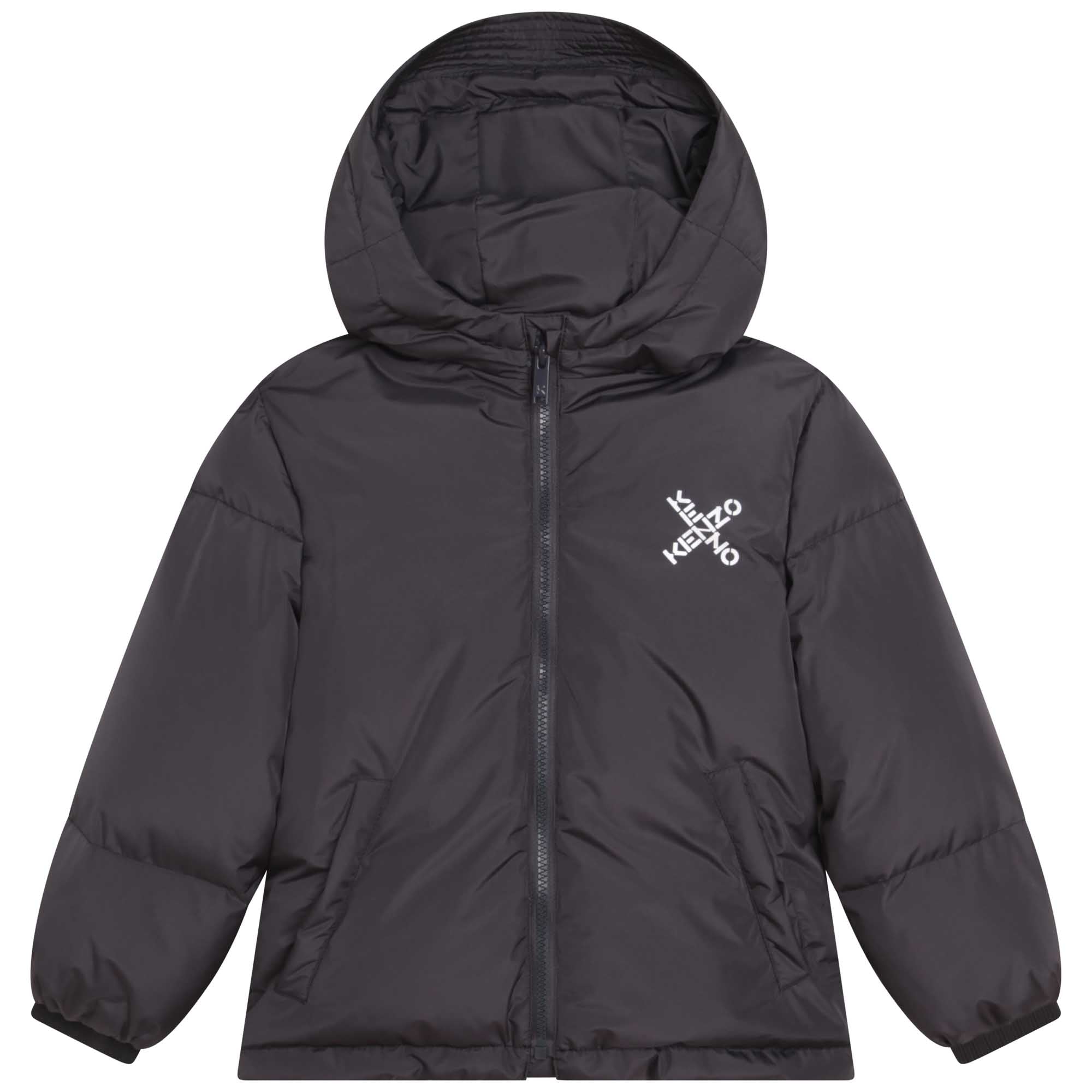 Boys & Girls Dark Grey Padded Down Jacket