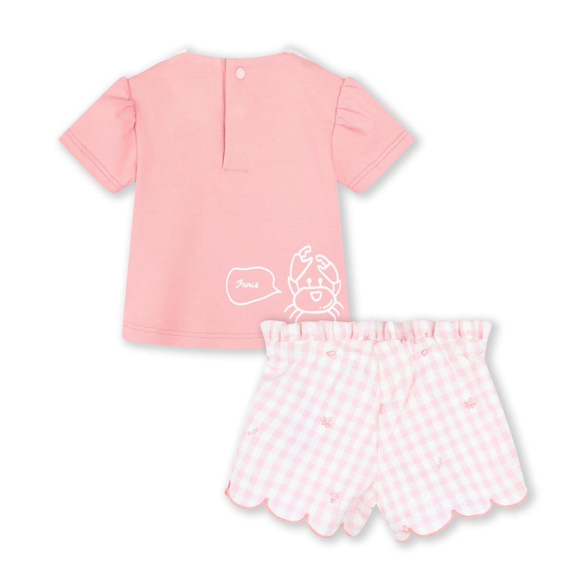 Baby Girls Pink Cotton Set