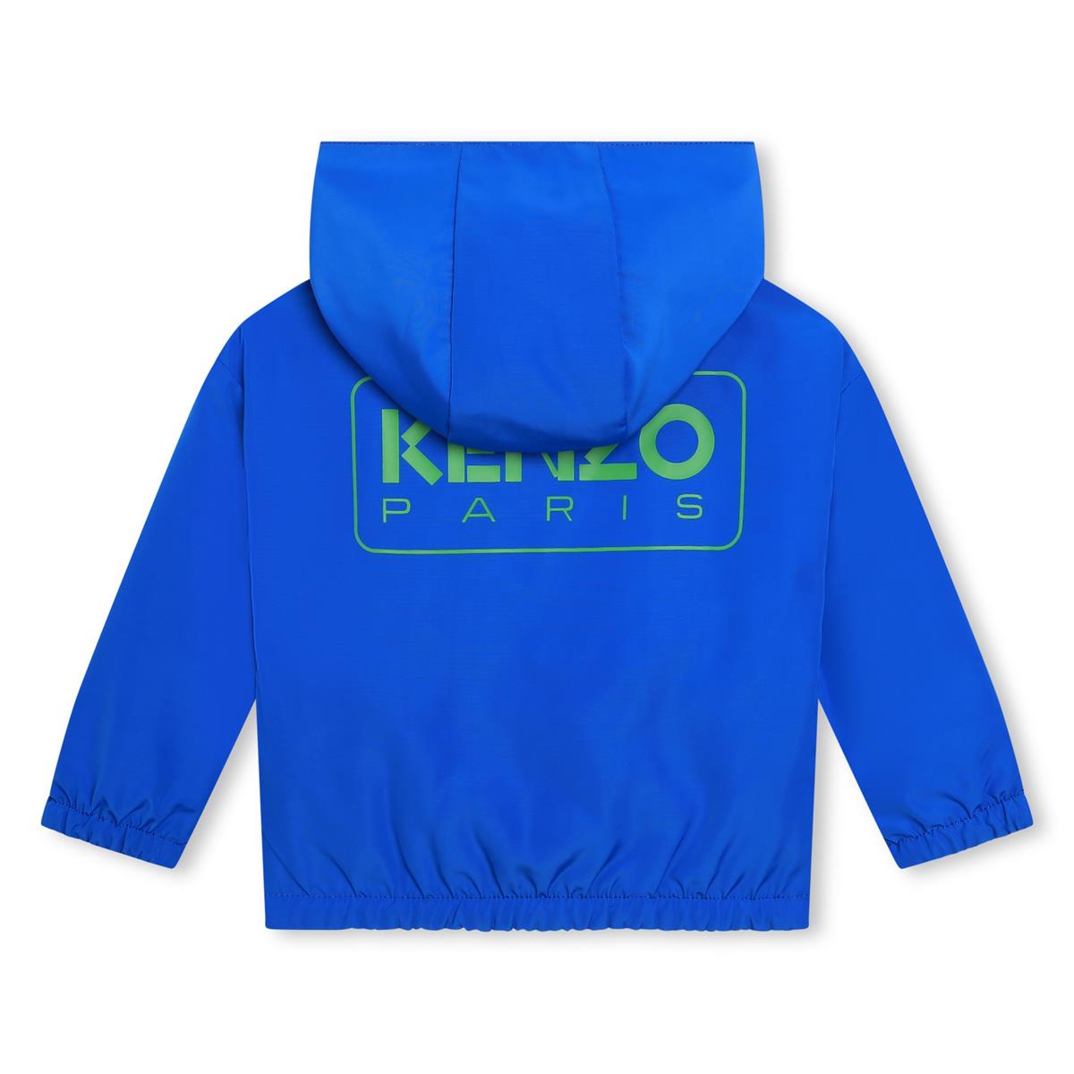 Baby Boys & Girls Blue Reversible Zip-Up Jacket