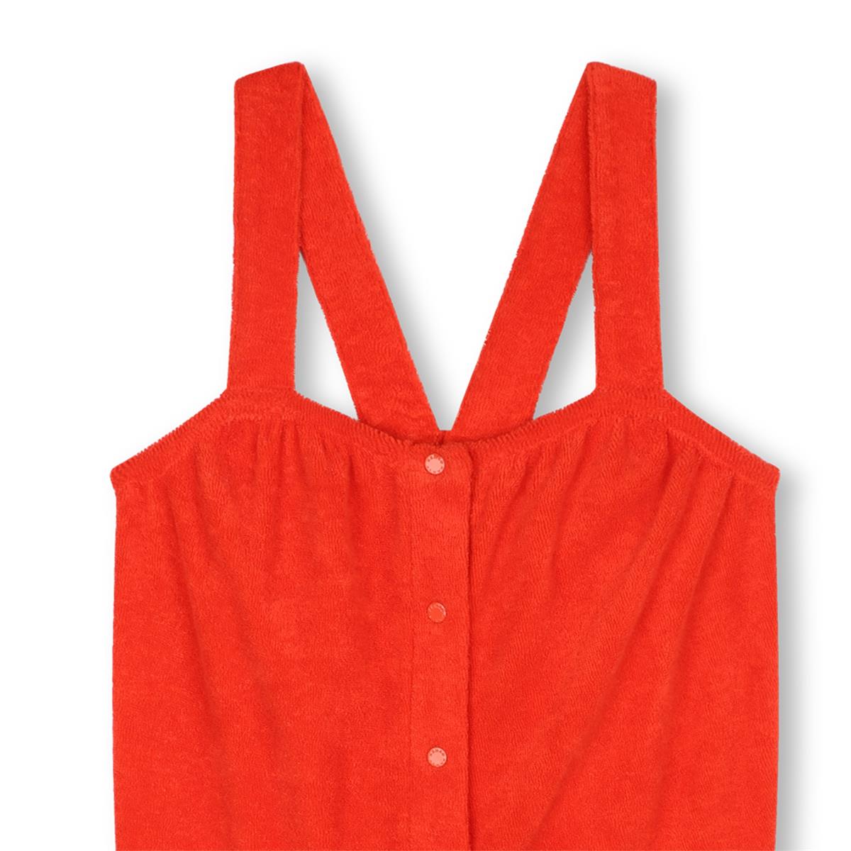 Girls Red Jumpsuit