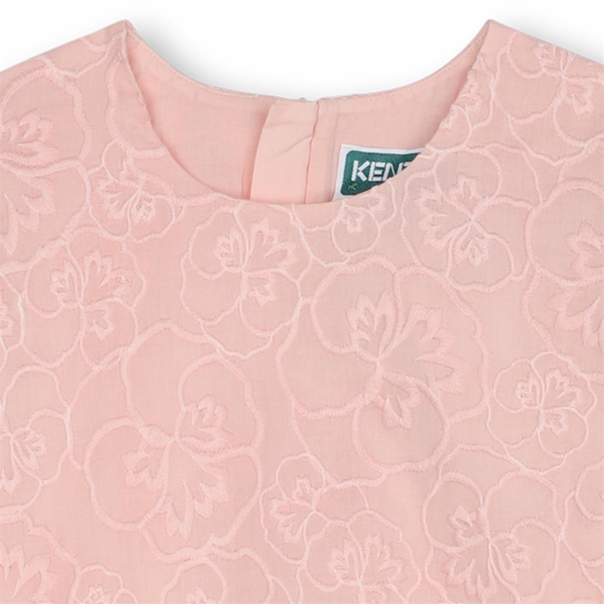 Girls Pink Cotton Dress