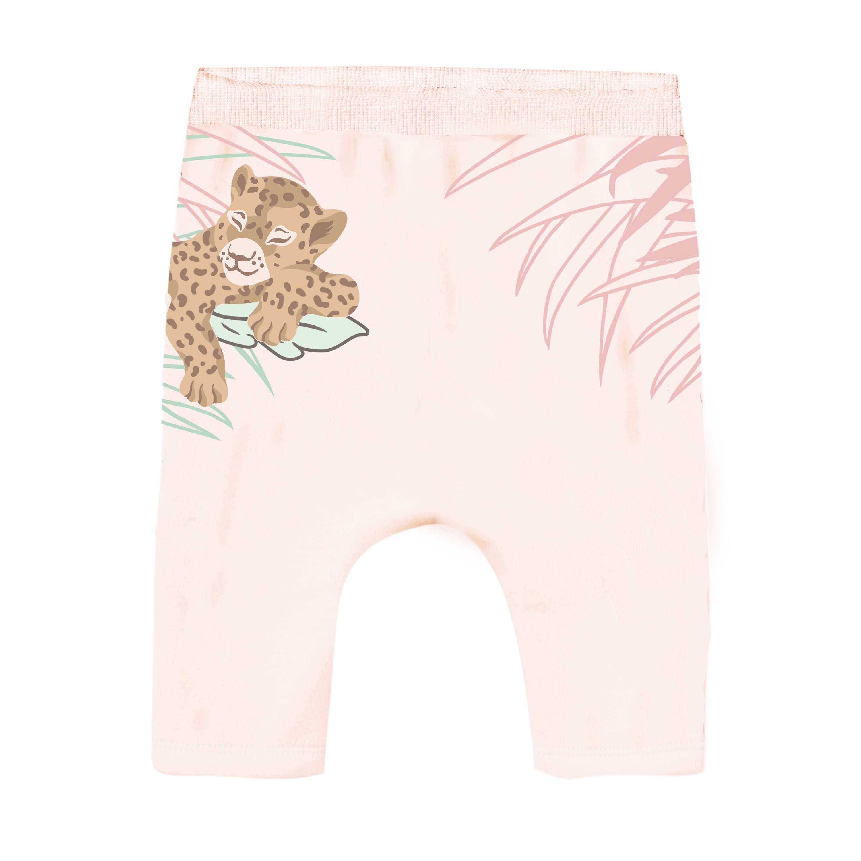 Baby Girls Pink Printing Cotton Set