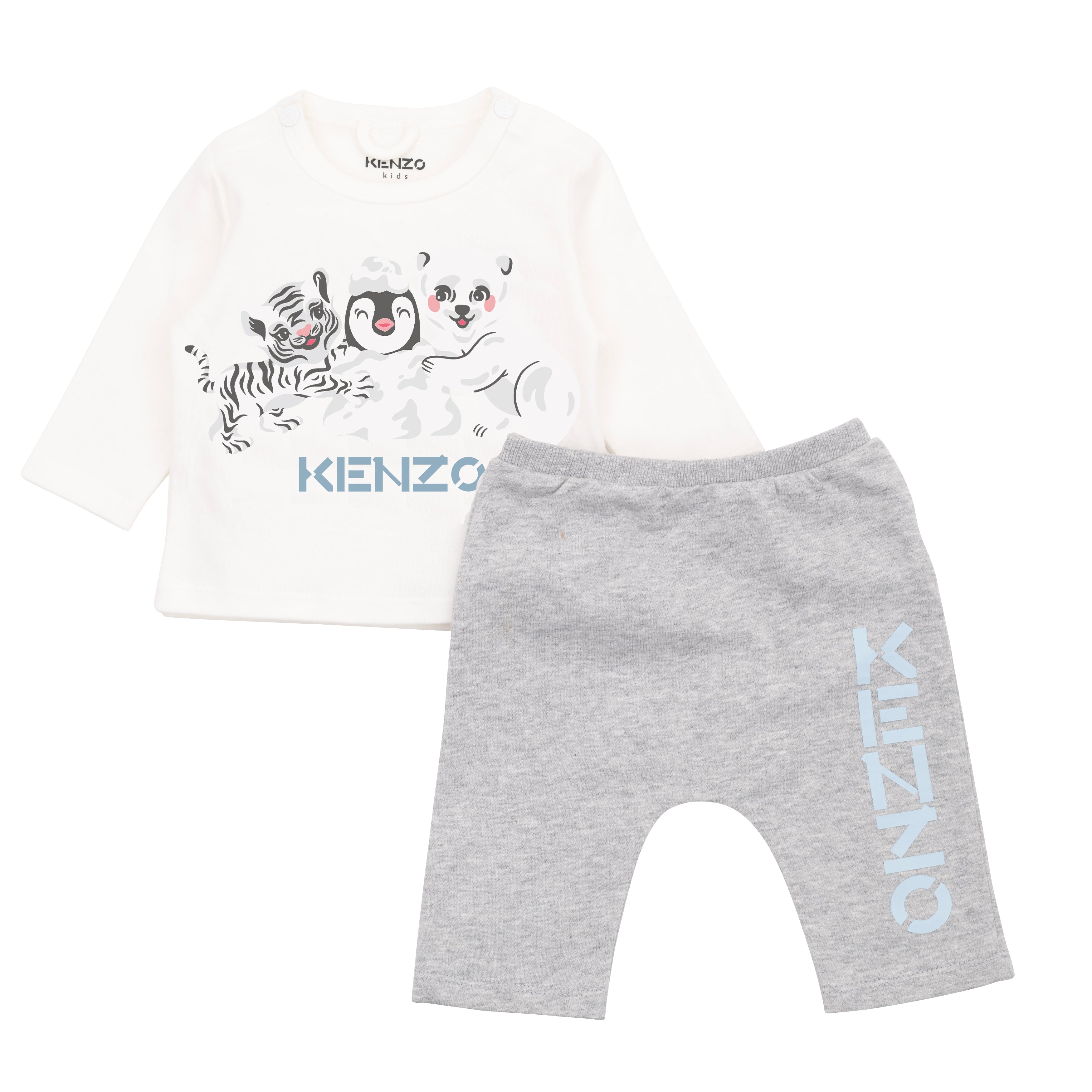 Baby Boys White Cotton Set