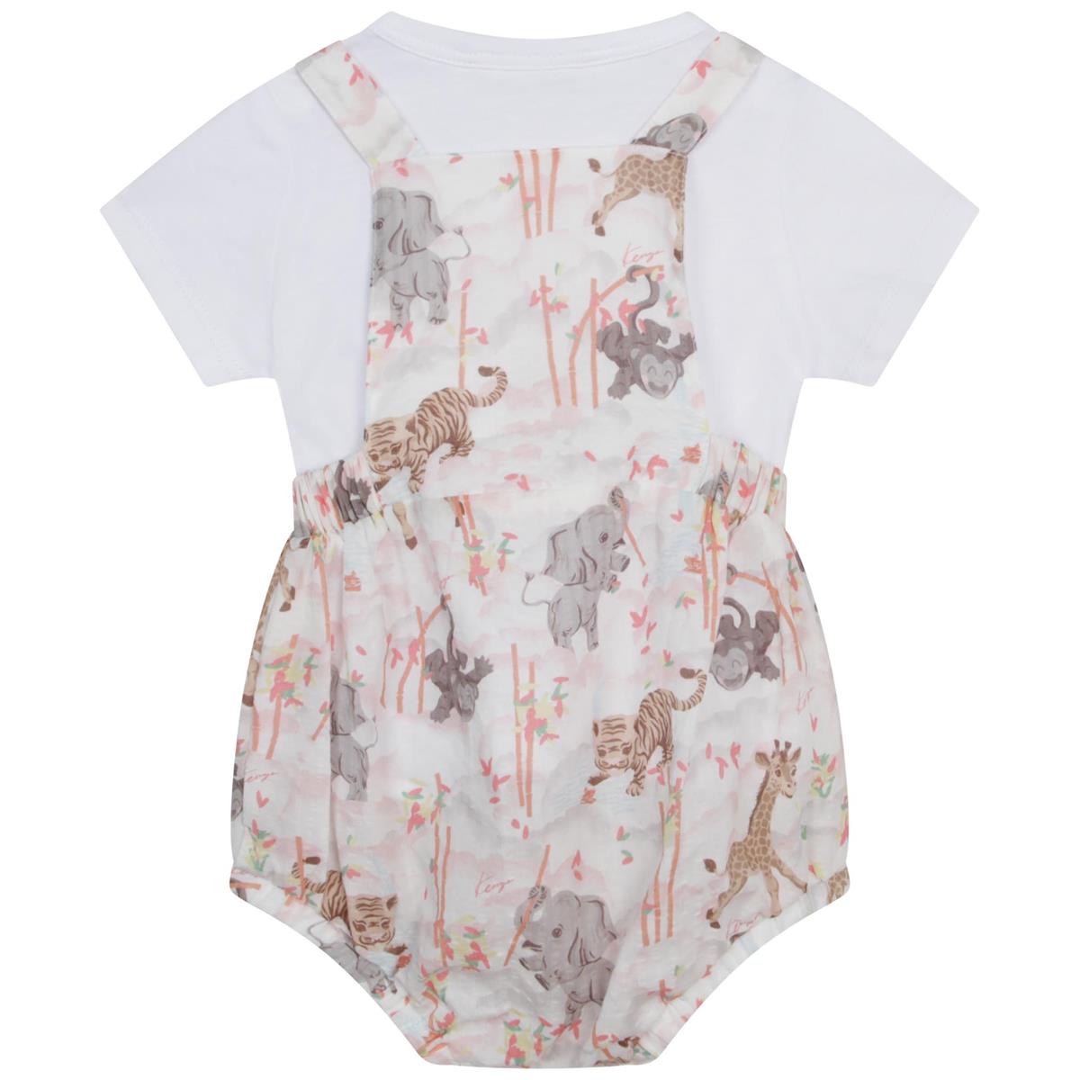 Baby Girls White Cotton Set