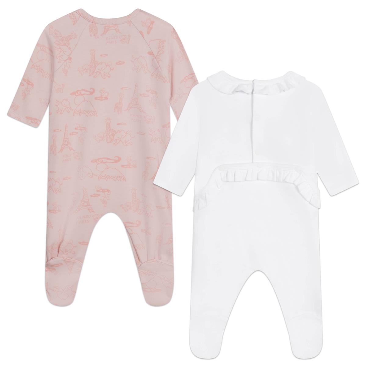 Baby Girls Pink Babysuit Set