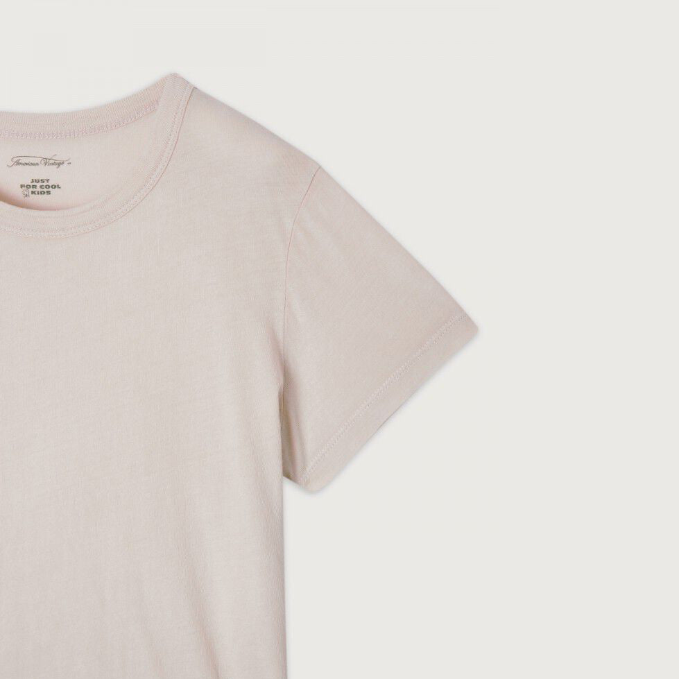 Boys & Girls White Cotton T-Shirt