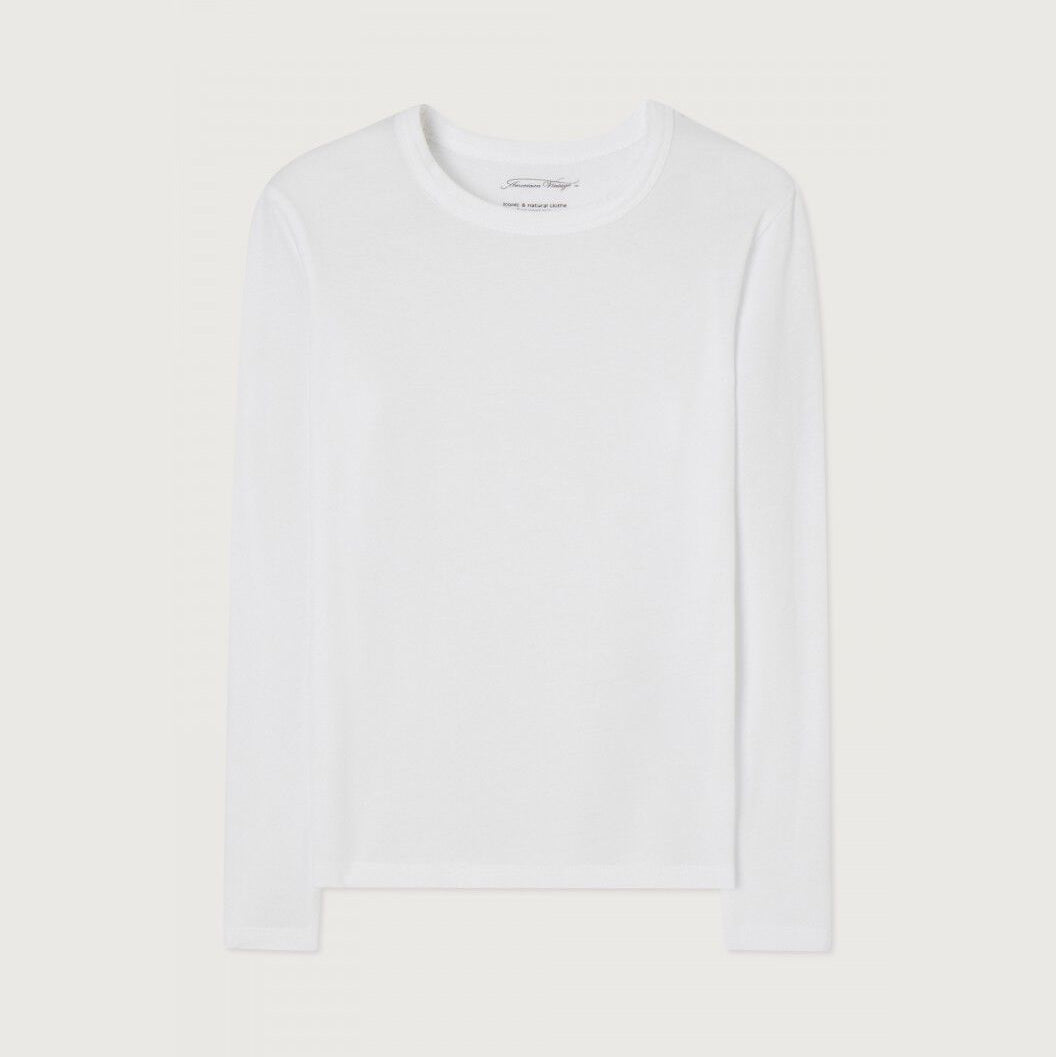 Boys & Girls White Cotton T-Shirt