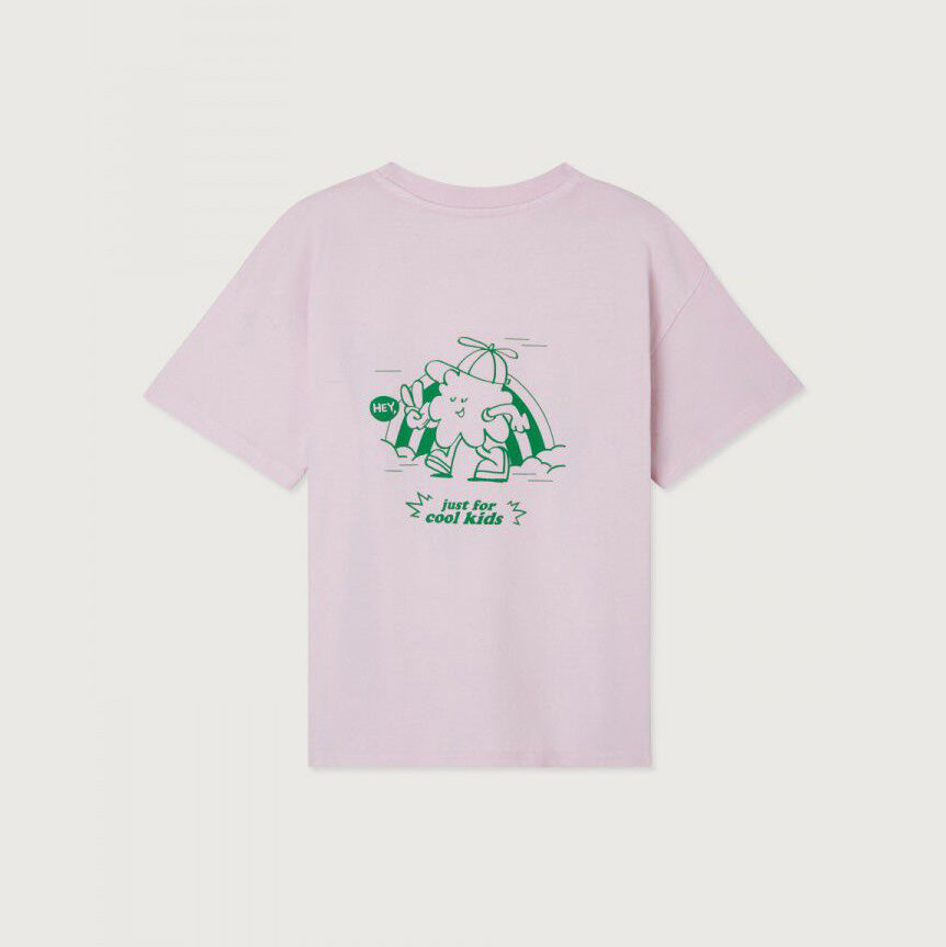 Boys & Girls Pink Logo Cotton T-Shirt