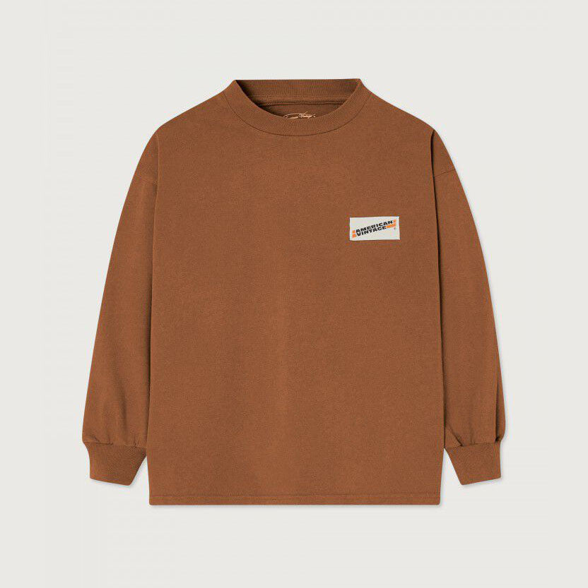 Boys & Girls Camel Cotton T-Shirt