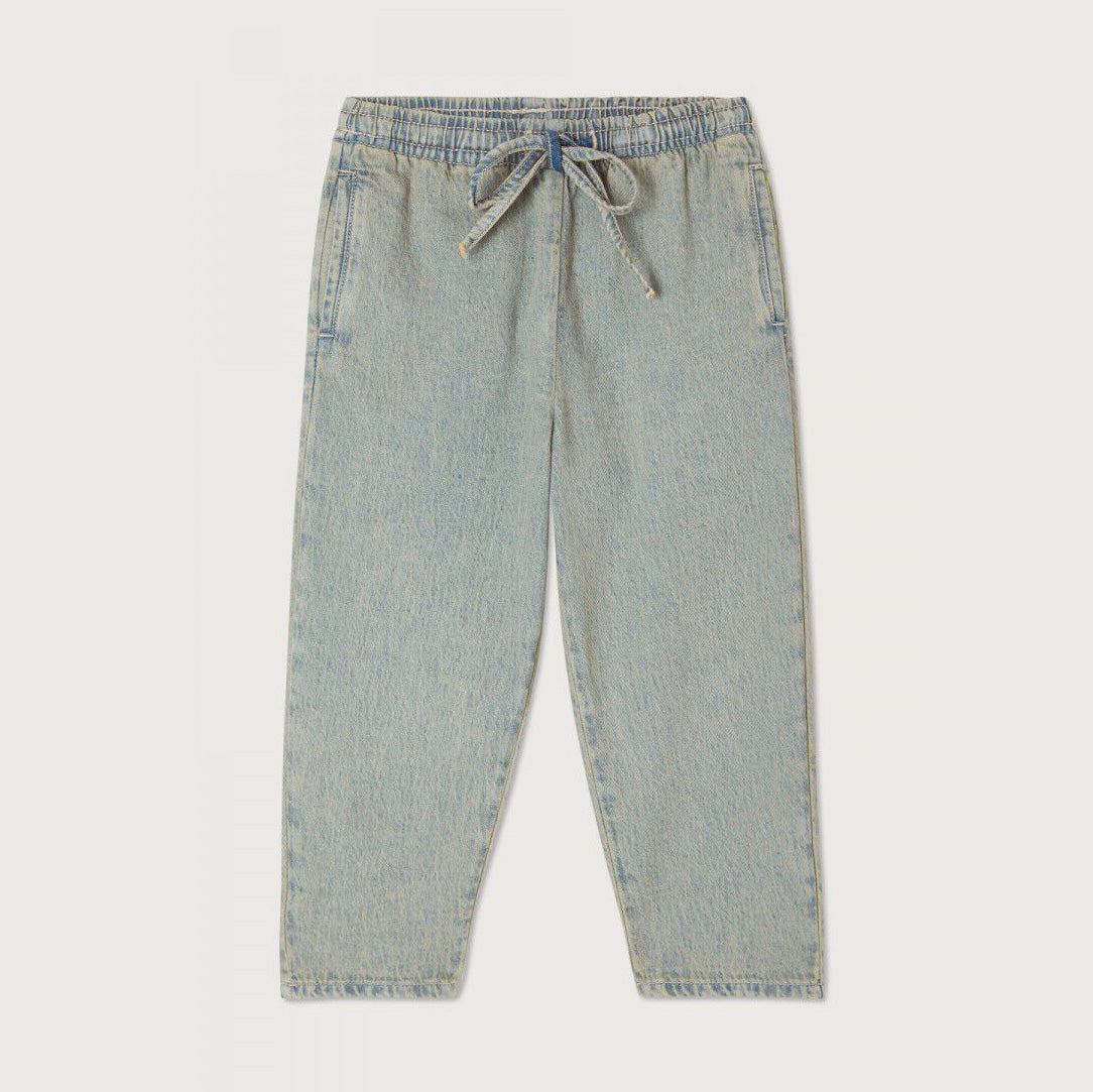 Boys & Girls Grey Blue Denim Trousers