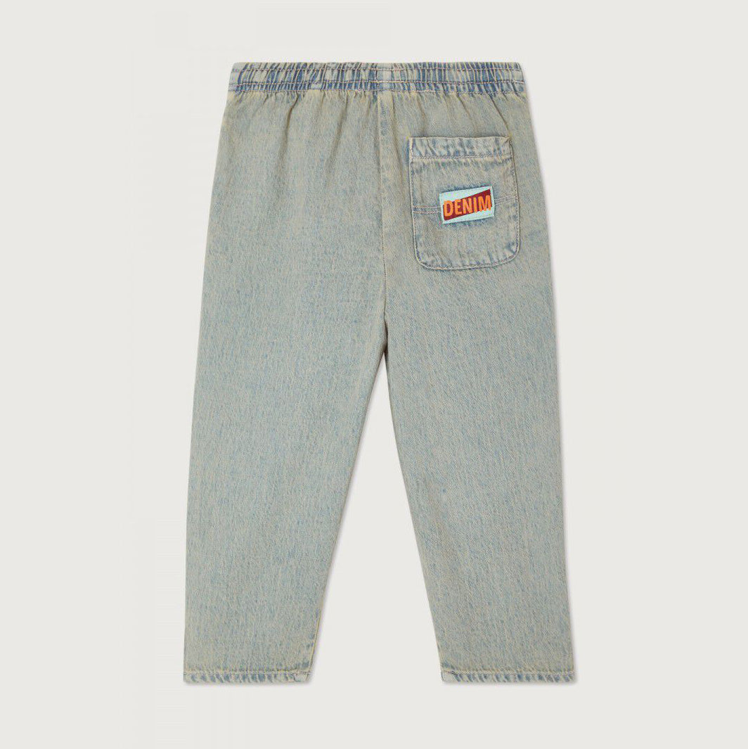 Boys & Girls Grey Blue Denim Trousers