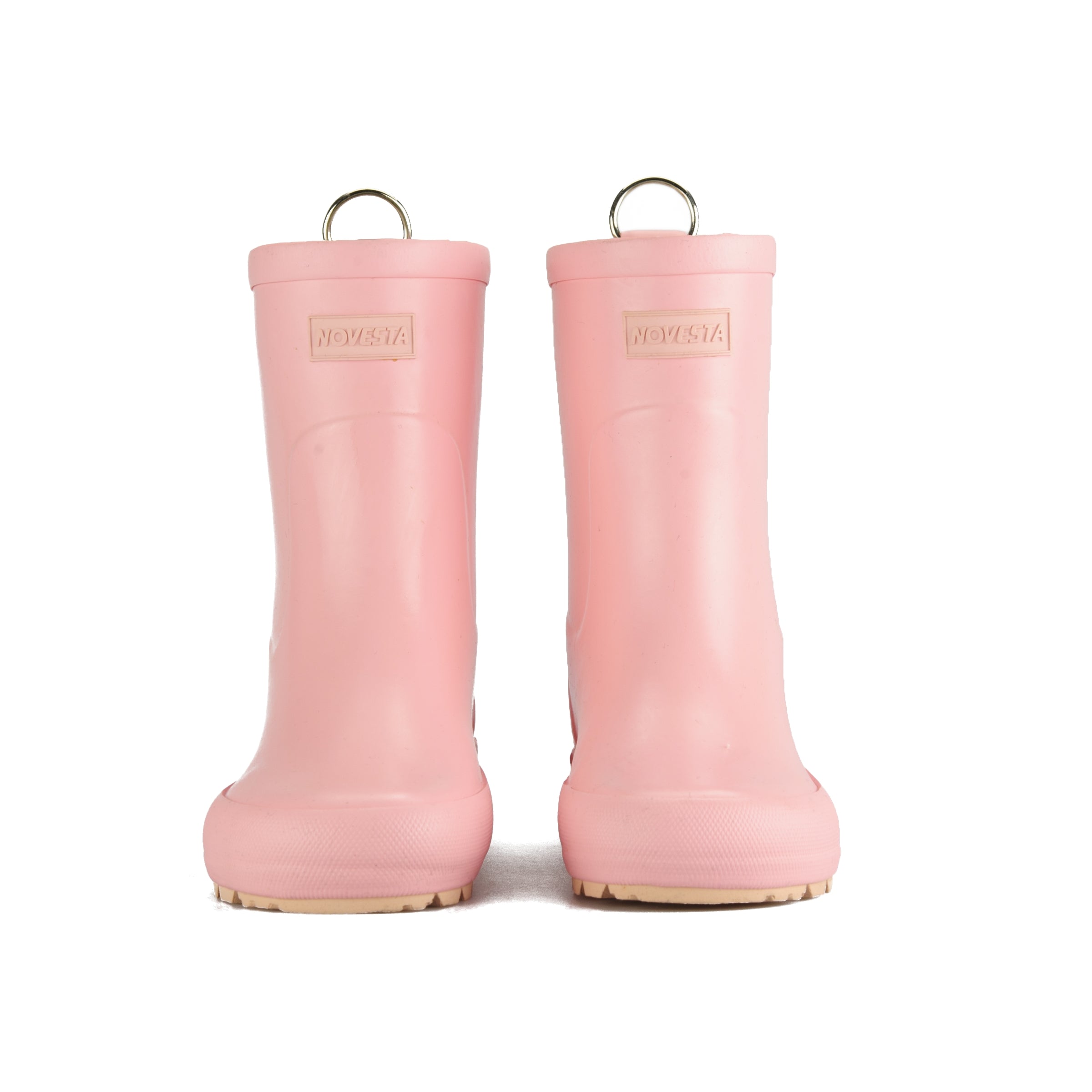 Boys & Girls Pink Rubber Rain Shoes