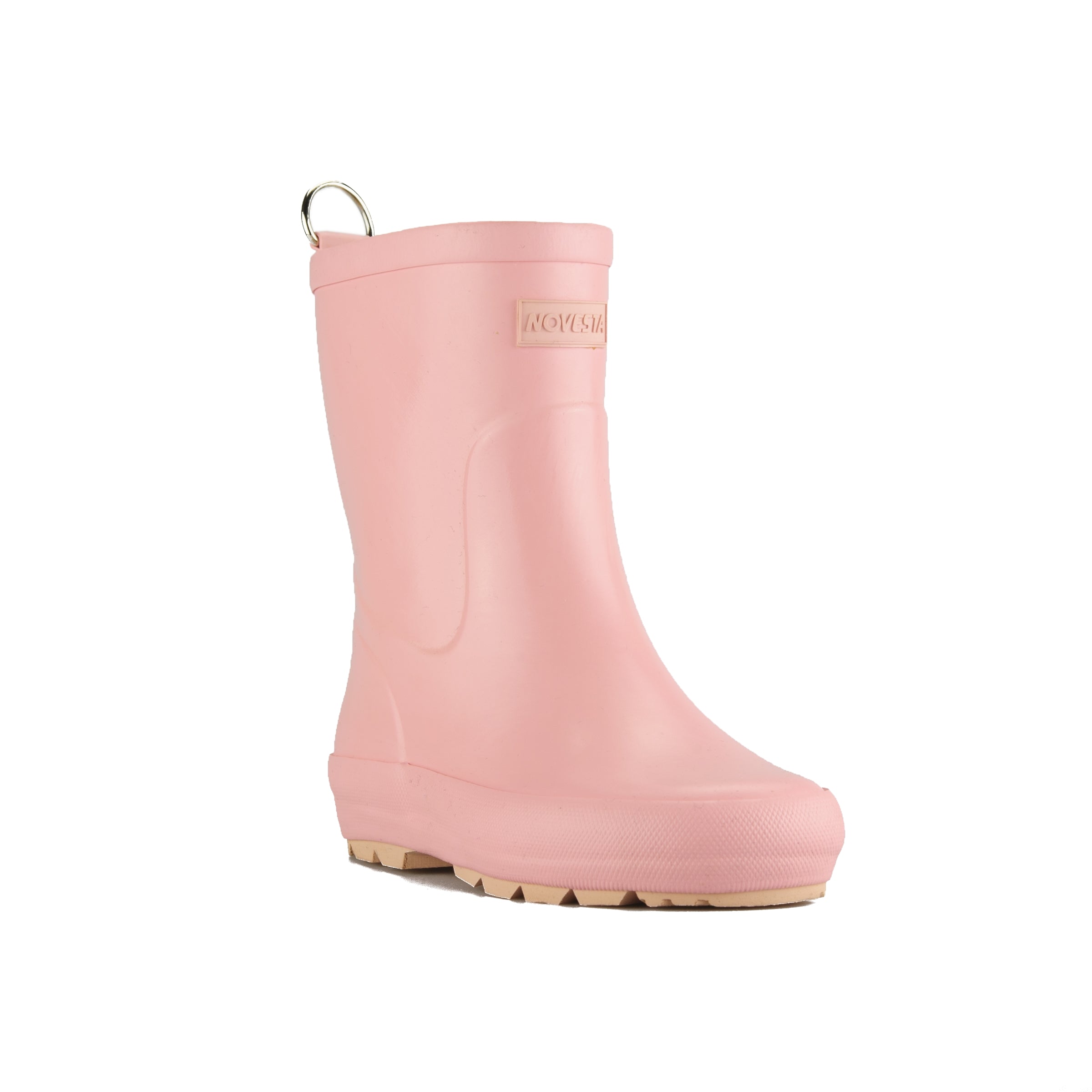 Boys & Girls Pink Rubber Rain Shoes