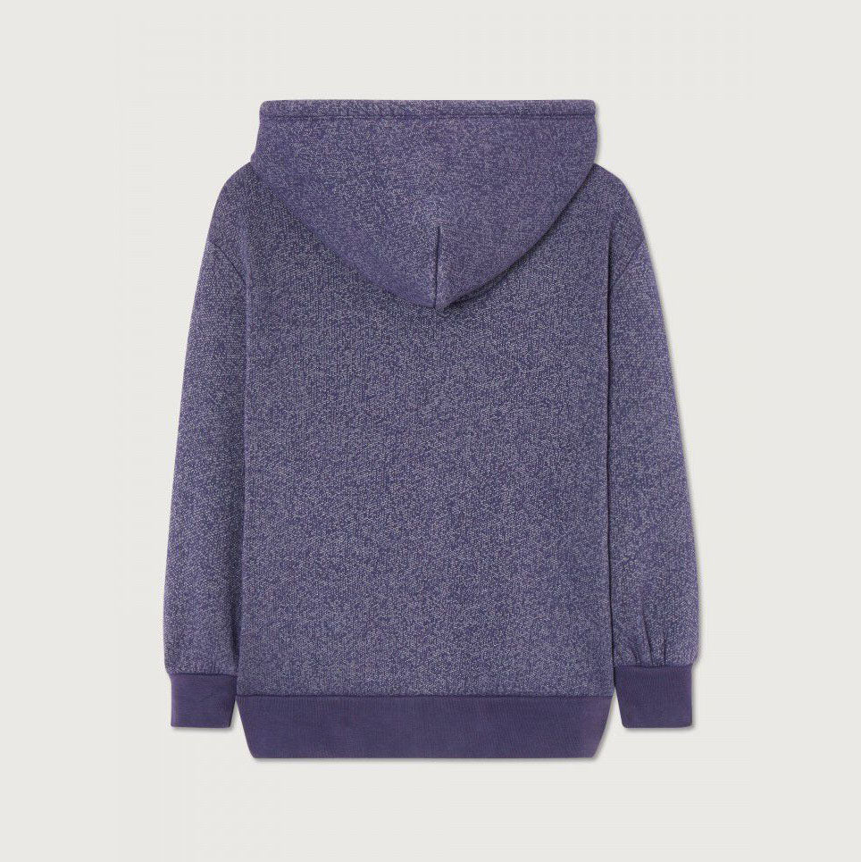 Boys & Girls Blue Cotton Zip-Up Top