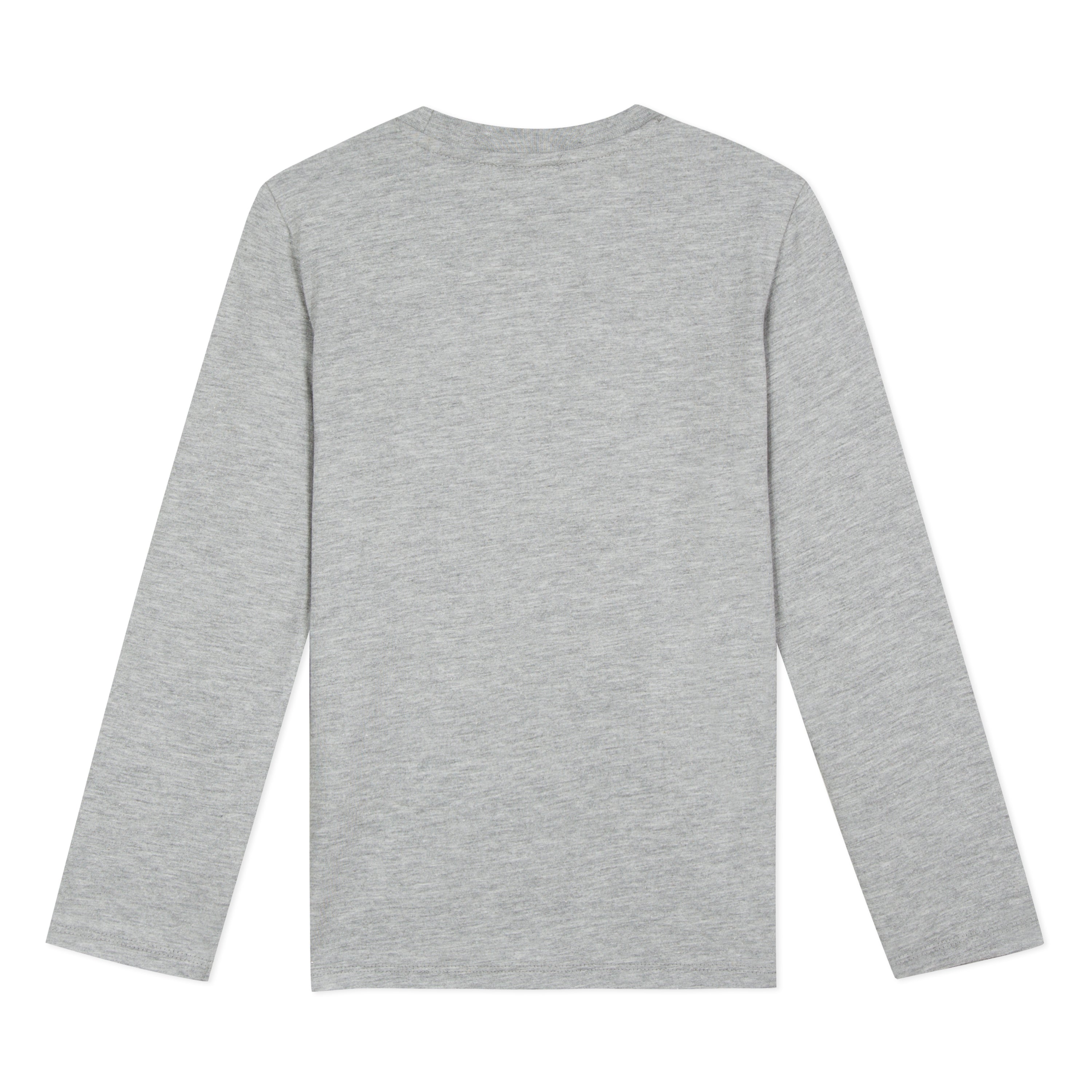 Boys Grey Printing Cotton Top