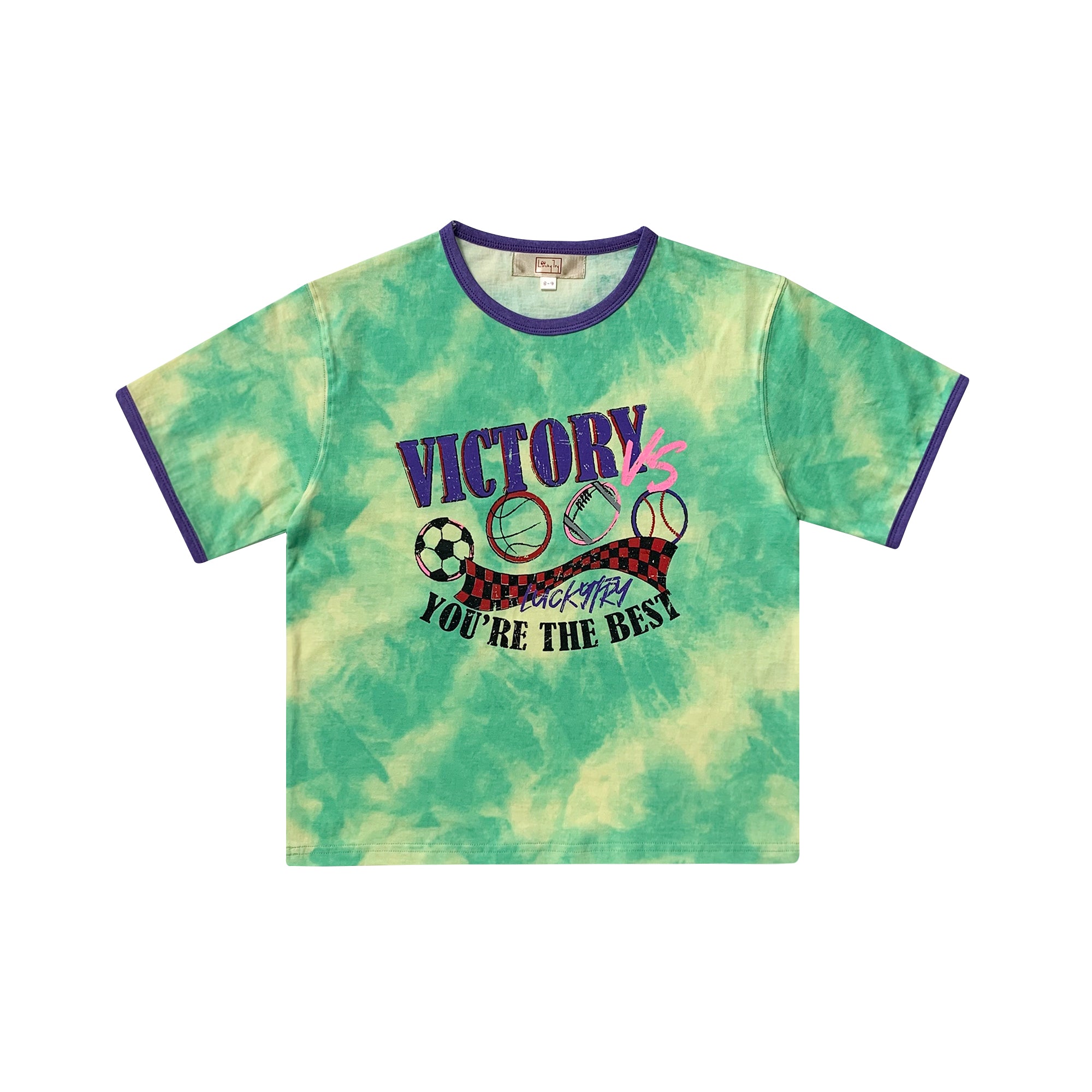 Boys & Girls Green Cotton T-Shirt