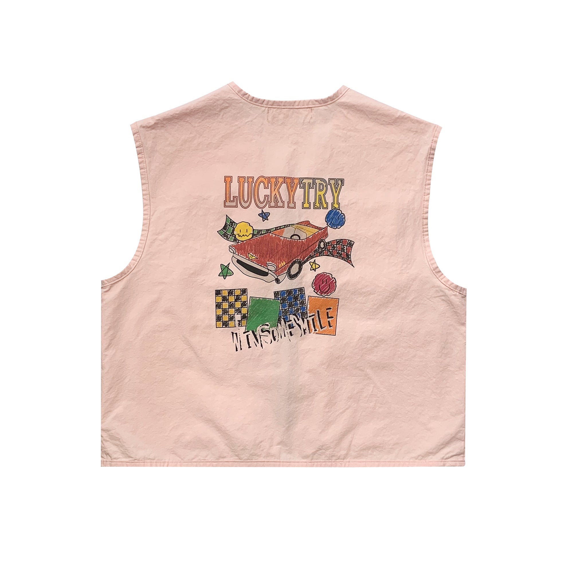 Boys & Girls Pink Pocket Cotton Vest