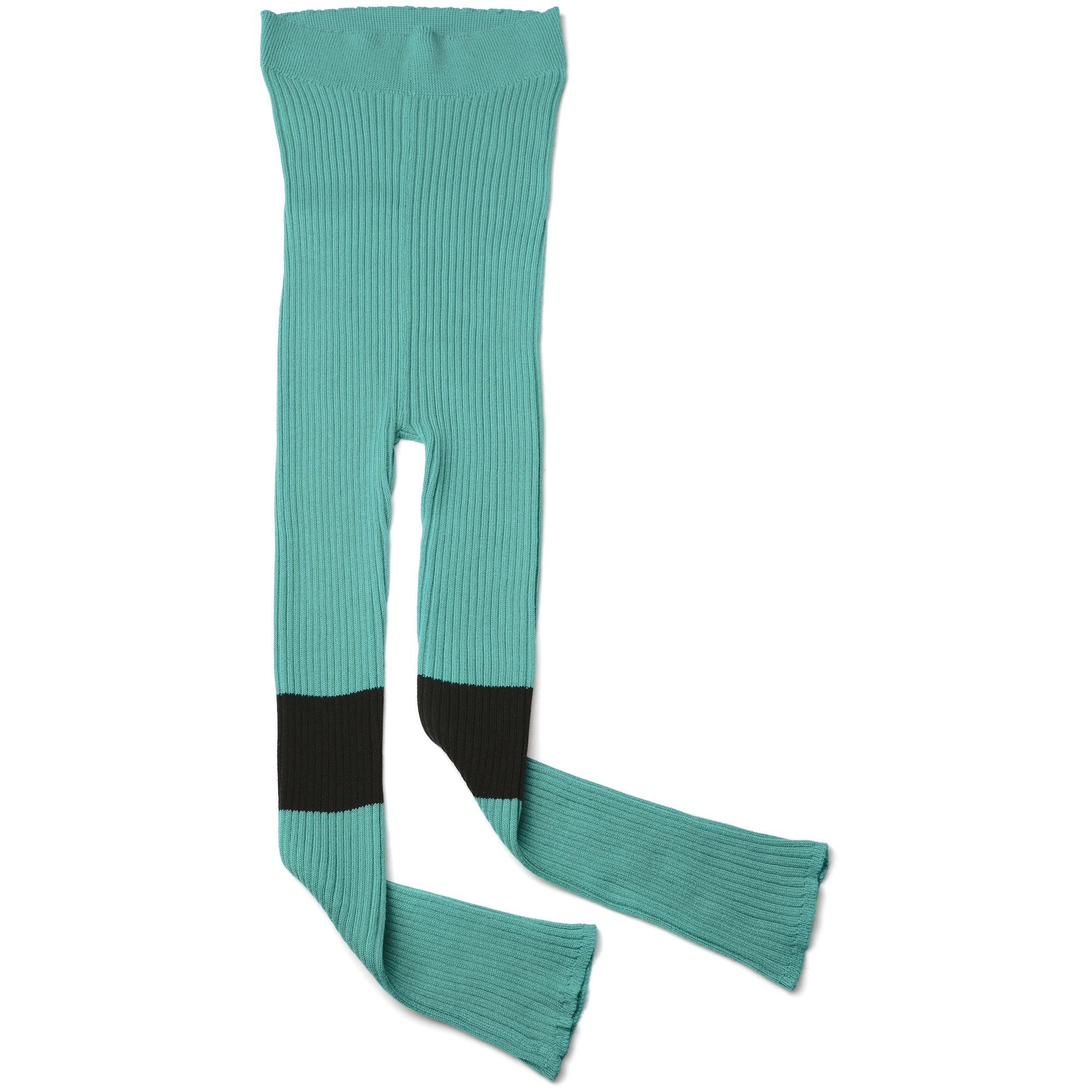 Girls Green Cotton Leggings