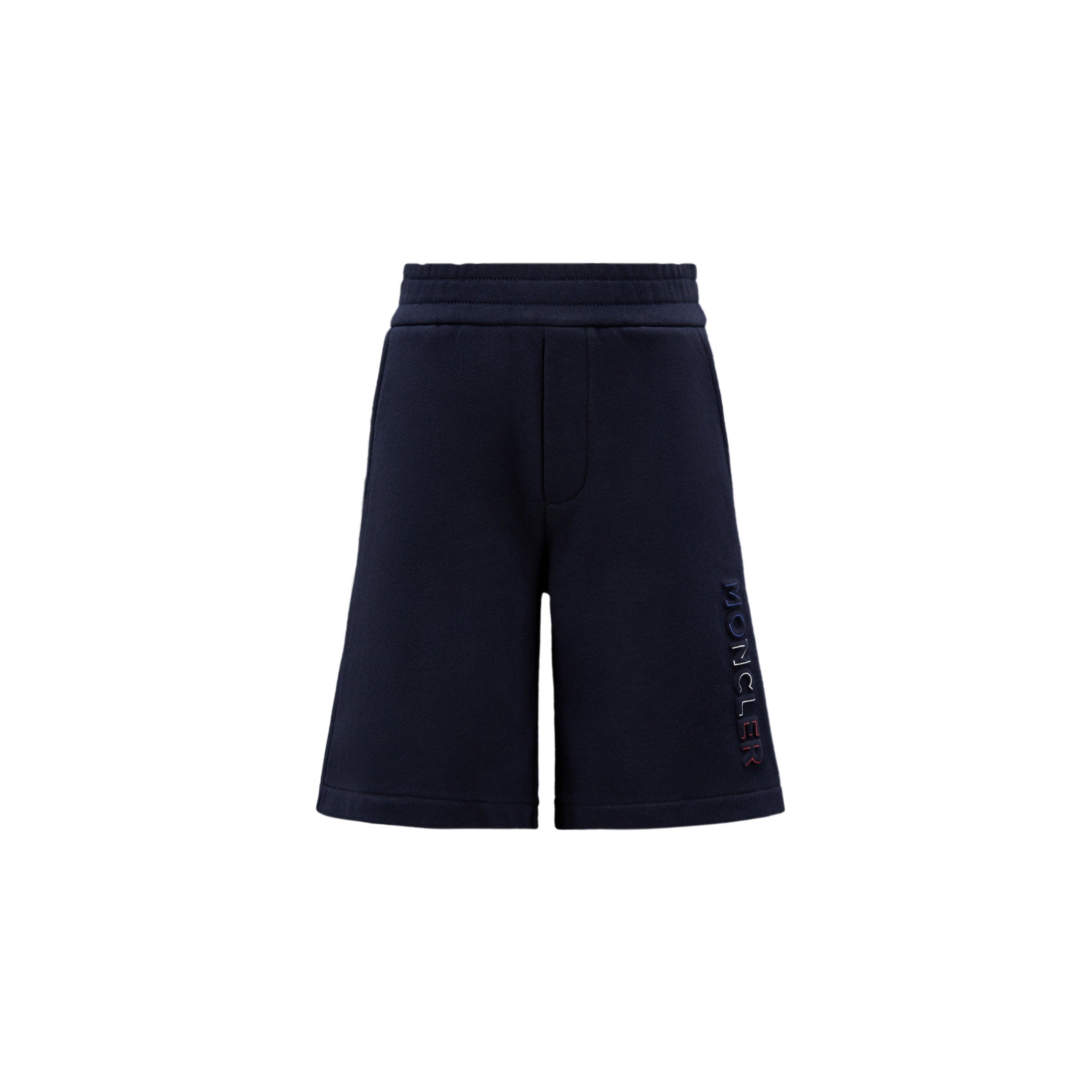 Boys & Girls Navy Logo Cotton Shorts