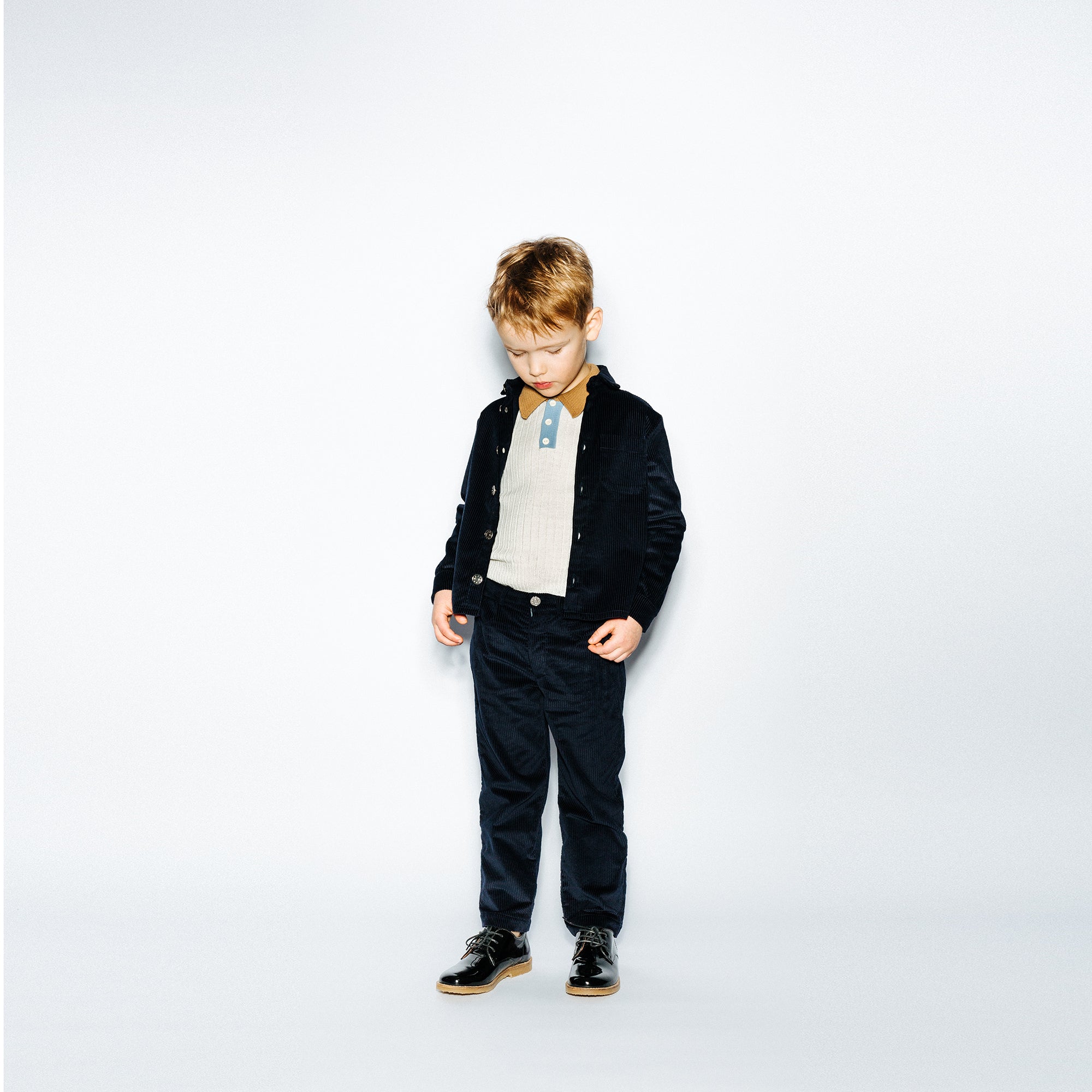 Boys & Girls White Wool Sweater