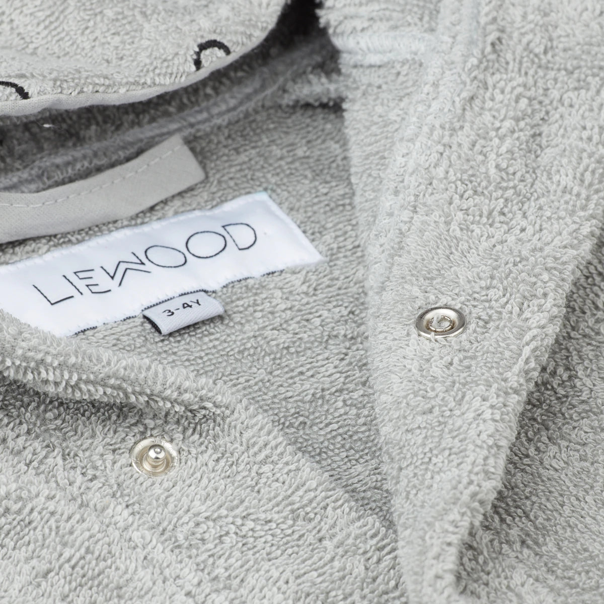 Boys & Girls Grey Rabbit Bath Towel