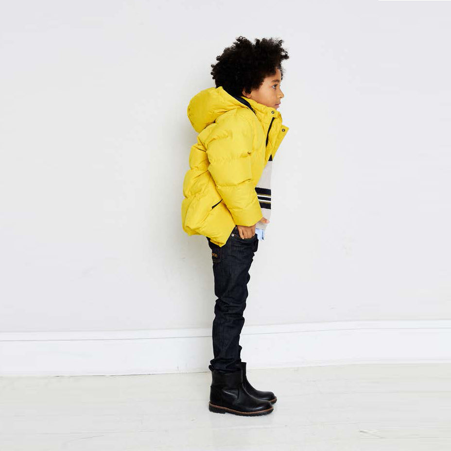 Boys Yellow Padded Jacket