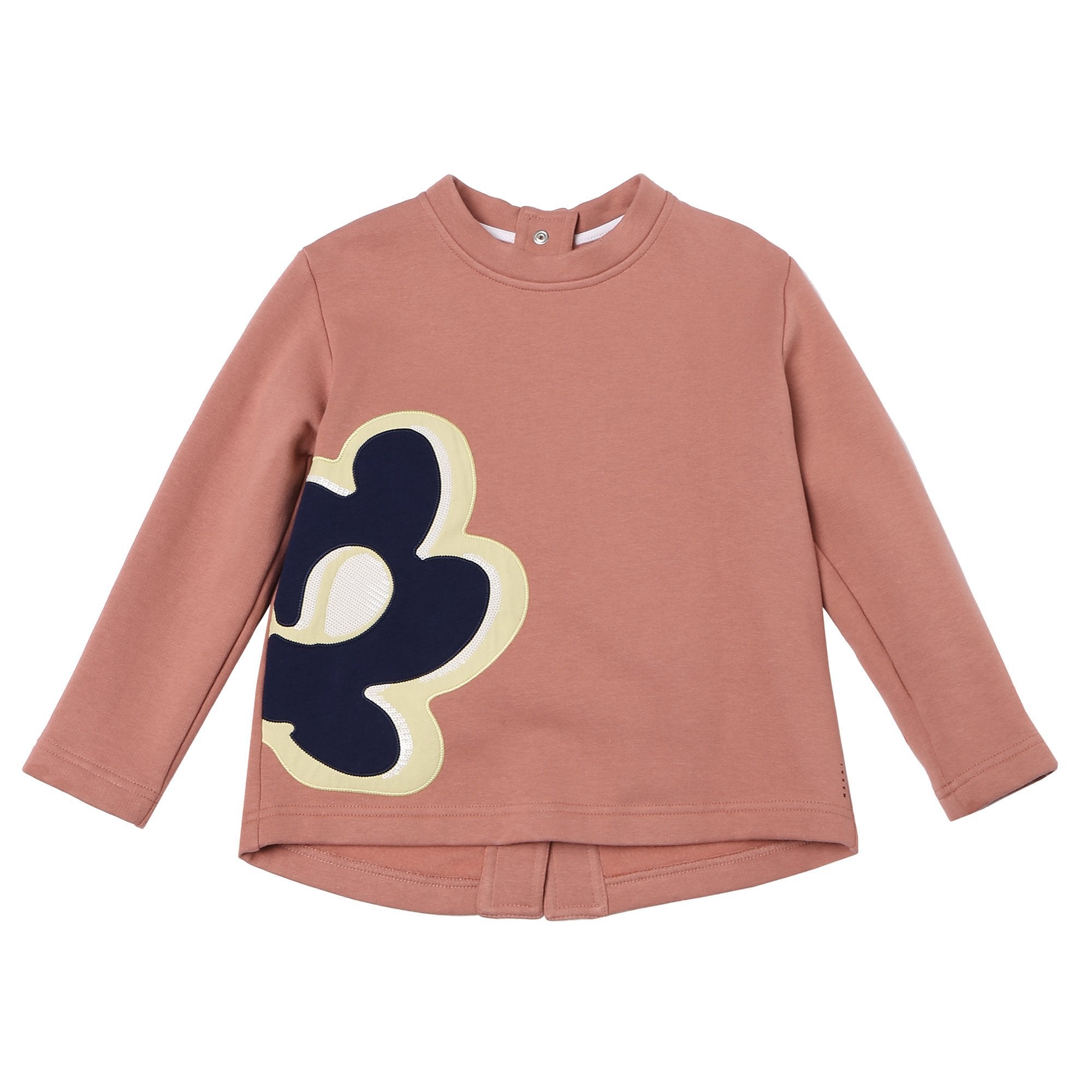 Girls Rose Cotton Sweatshirt