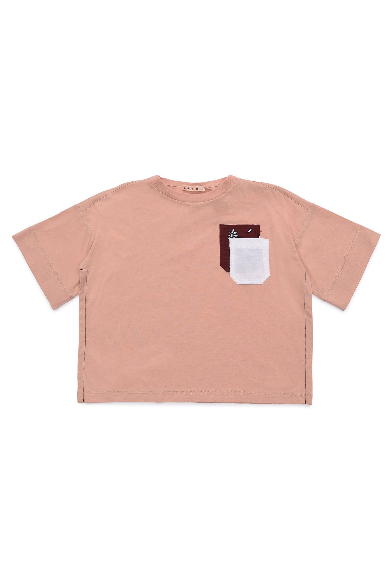 Girls Pink Cotton T-shirt
