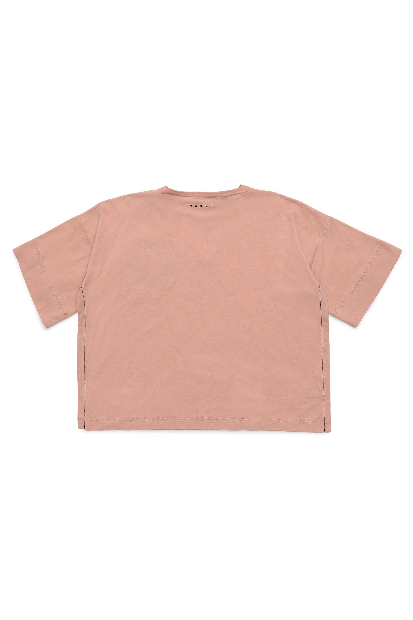 Girls Pink Cotton T-shirt
