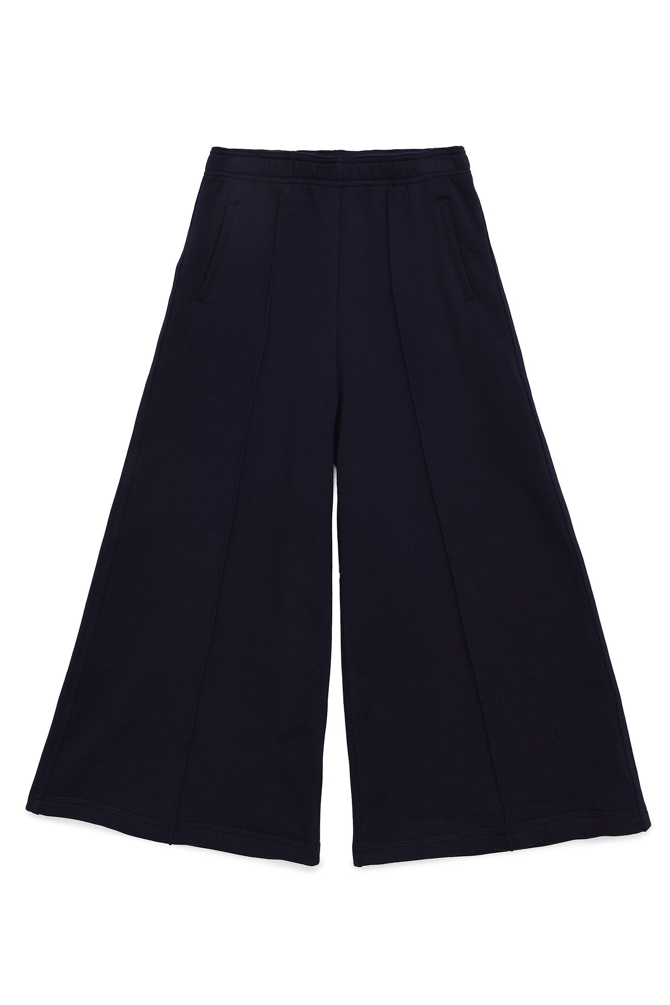Girls Dark Blue Cotton Trousers