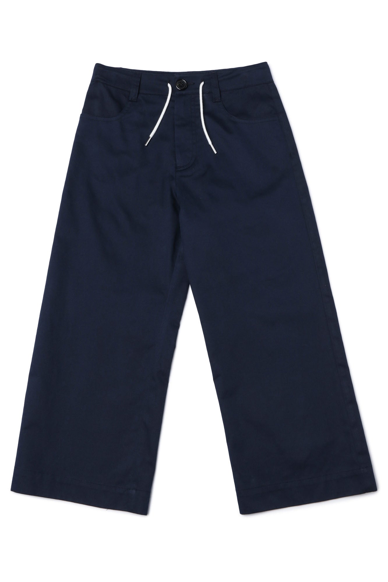 Boys & Girls Navy Cotton Trousers
