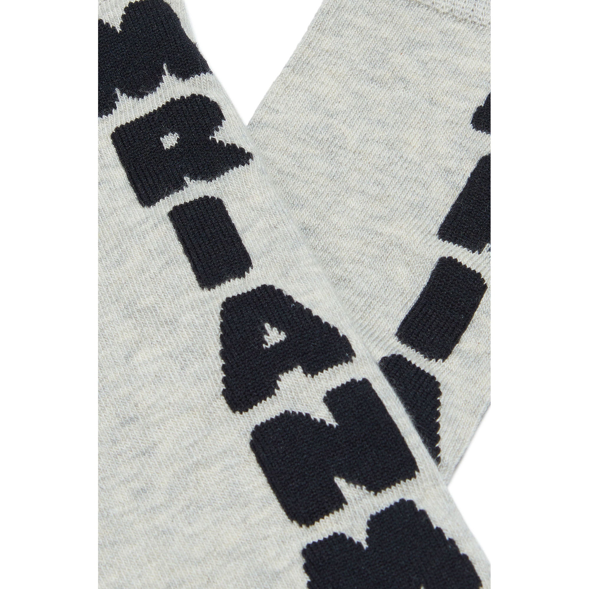 Boys & Girls Grey Logo Cotton Socks