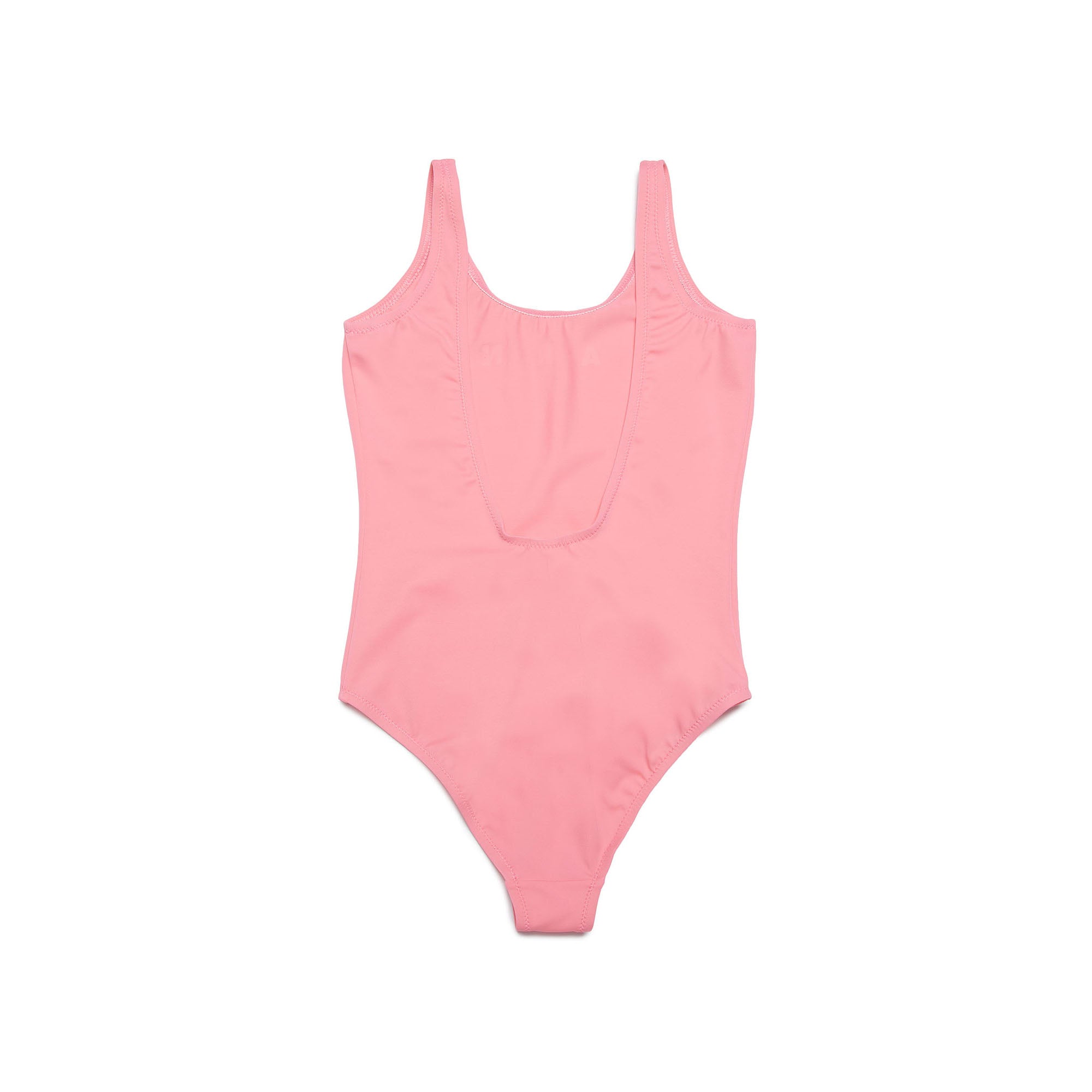 Girls Pink Logo Swimsuit