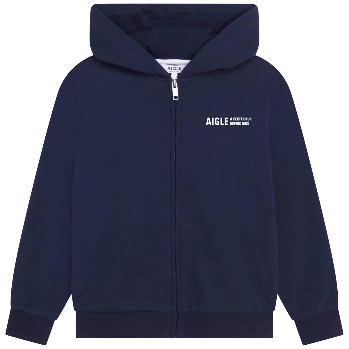 Boys Blue Zip-Up Top