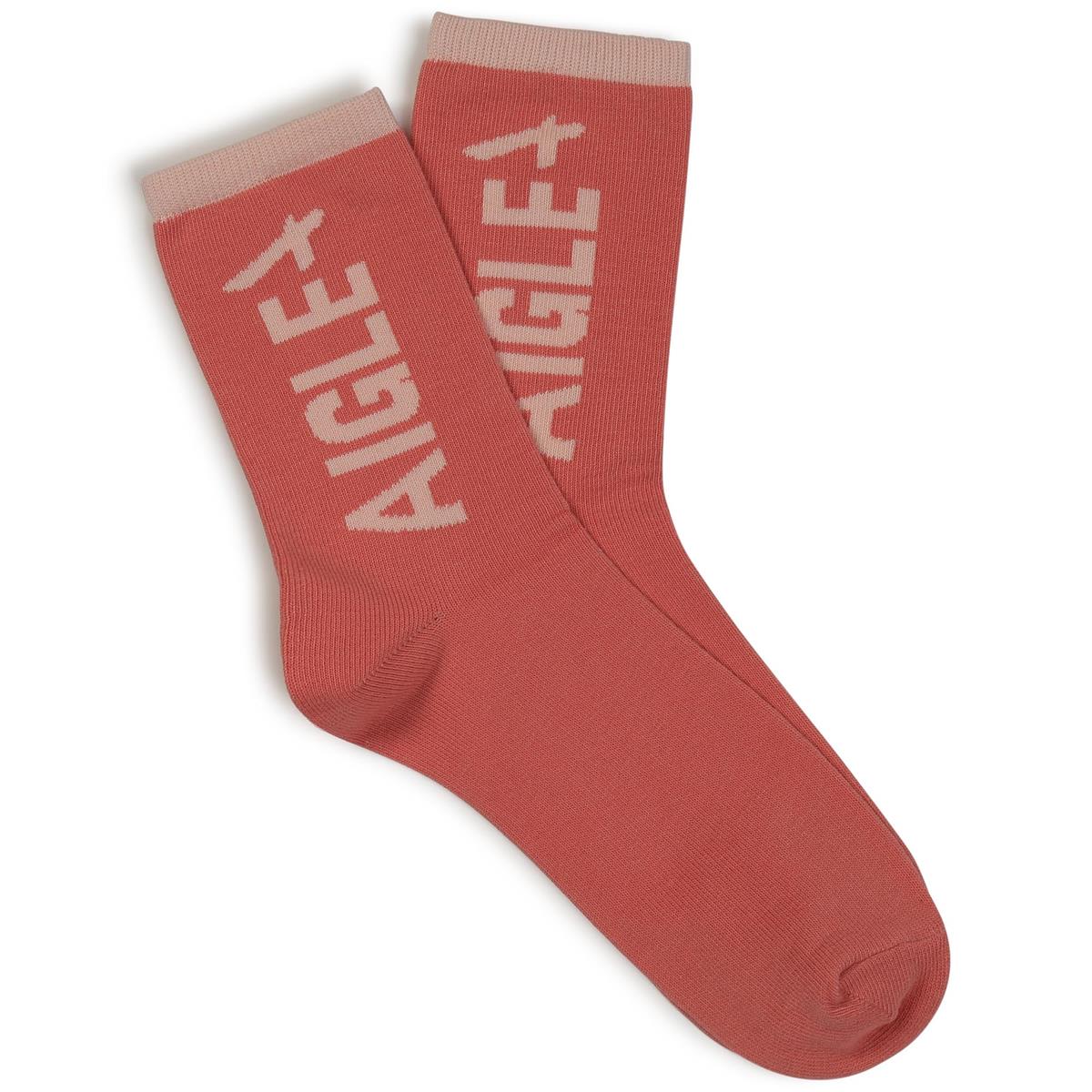 Girls White Logo Socks (2 Pack)