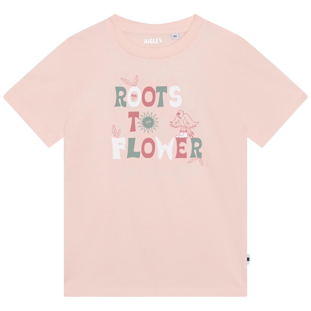 Girls Light Pink Logo T-Shirt