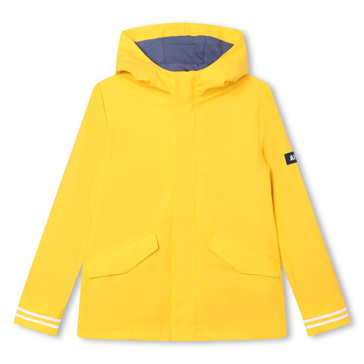 Girls Yellow Hooded Coat