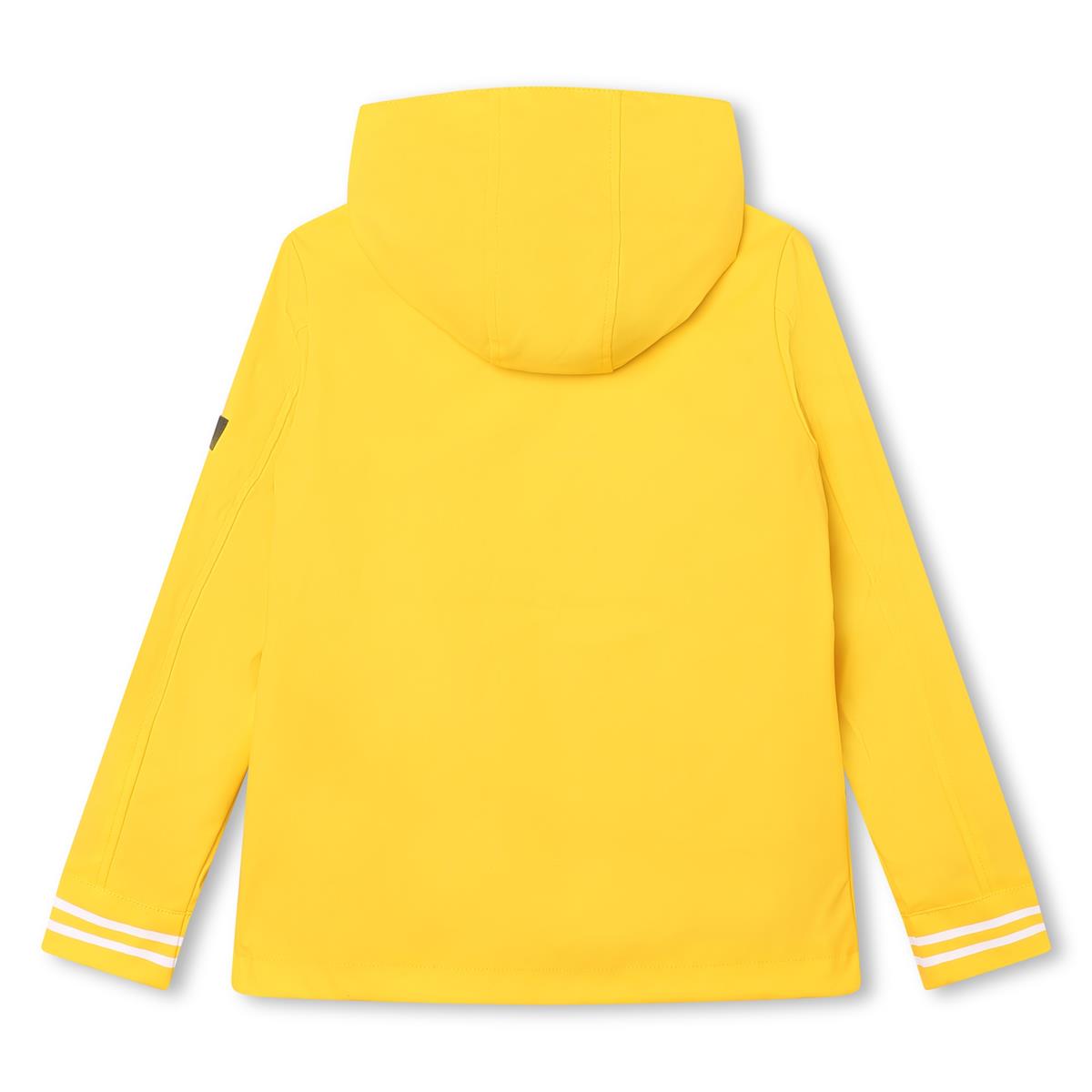 Girls Yellow Hooded Coat