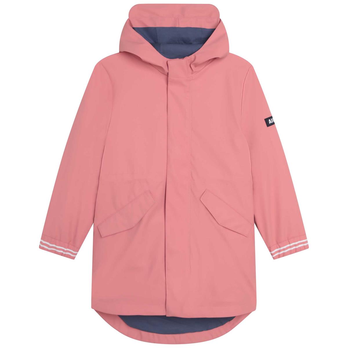 Girls Pink Hooded Coat