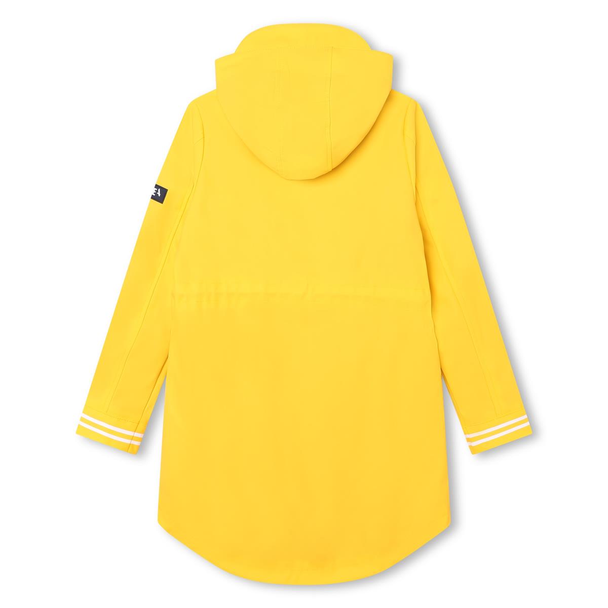 Girls Yellow Hooded Coat