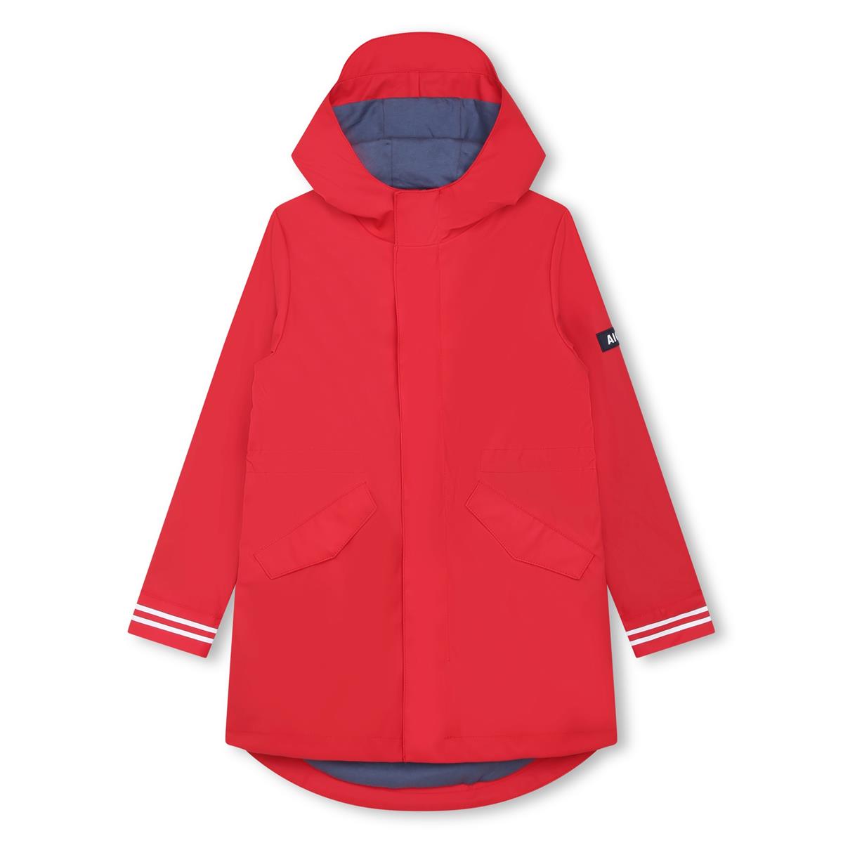 Girls Fuchsia Hooded Coat