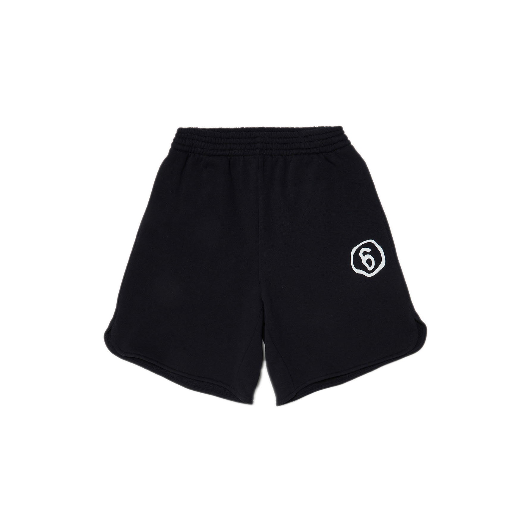 Boys & Girls Black Logo Cotton Shorts