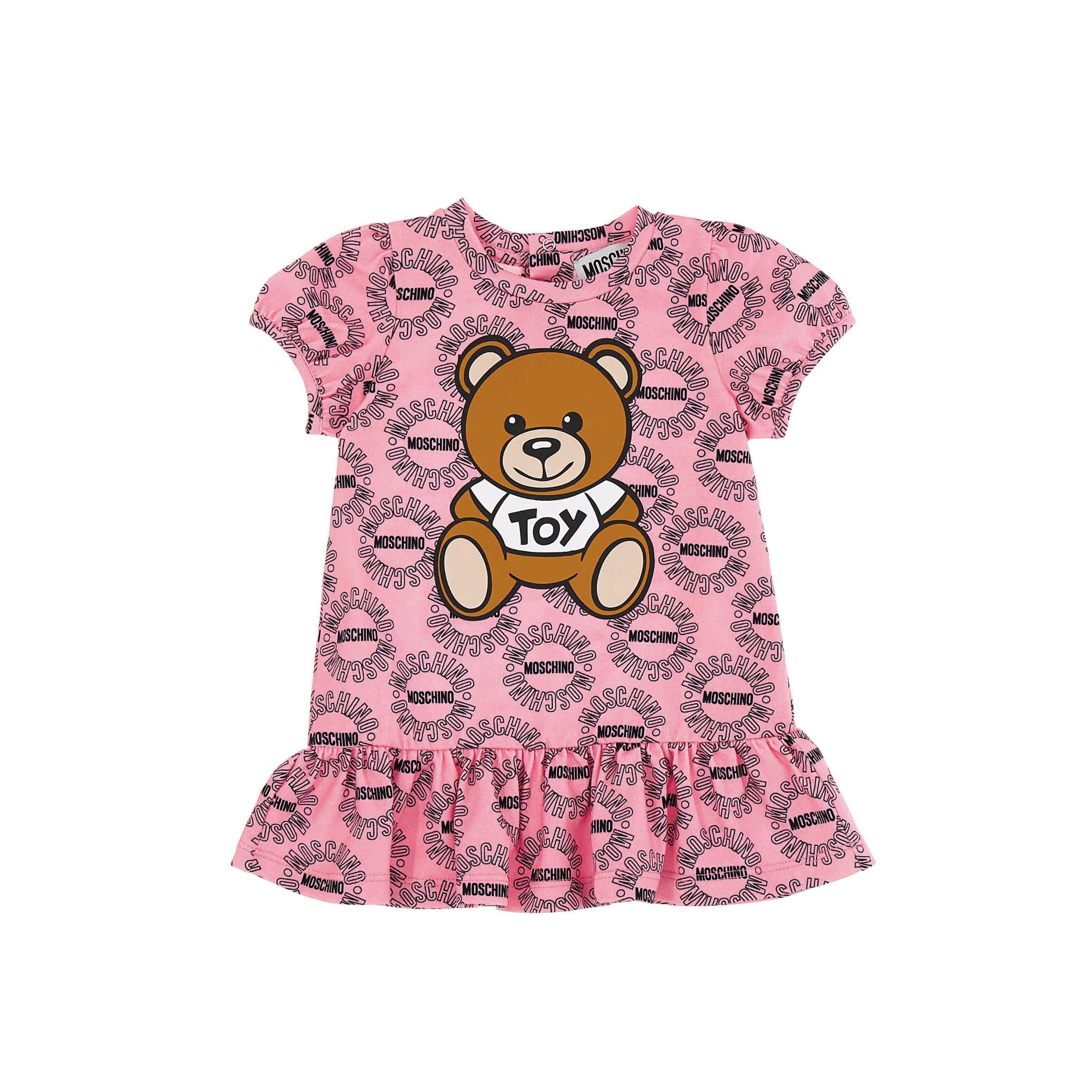 Baby Girls Pink Cotton Dress
